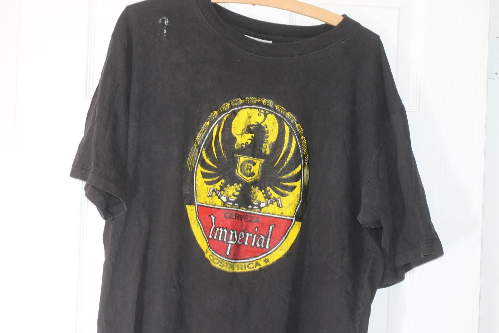Other Vintage Imperial La Cerveza Costa RicaT-Shirt Men Lg Bien Size L / US 10 / IT 46 - 2 Thumbnail