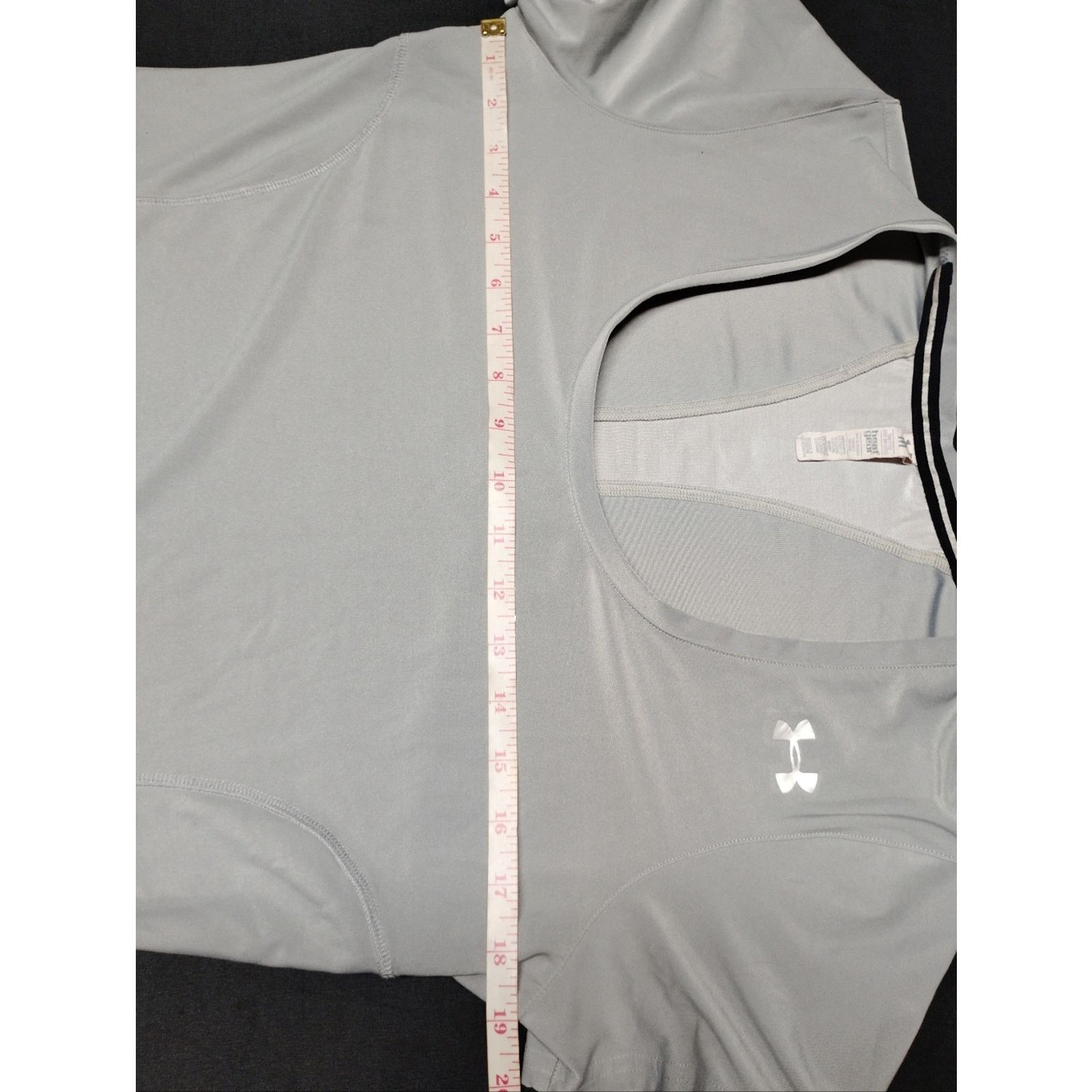 Under Armour Under Armour Light Gray Women's Scoop Neck Active Tee Size M / US 6-8 / IT 42-44 - 5 Thumbnail