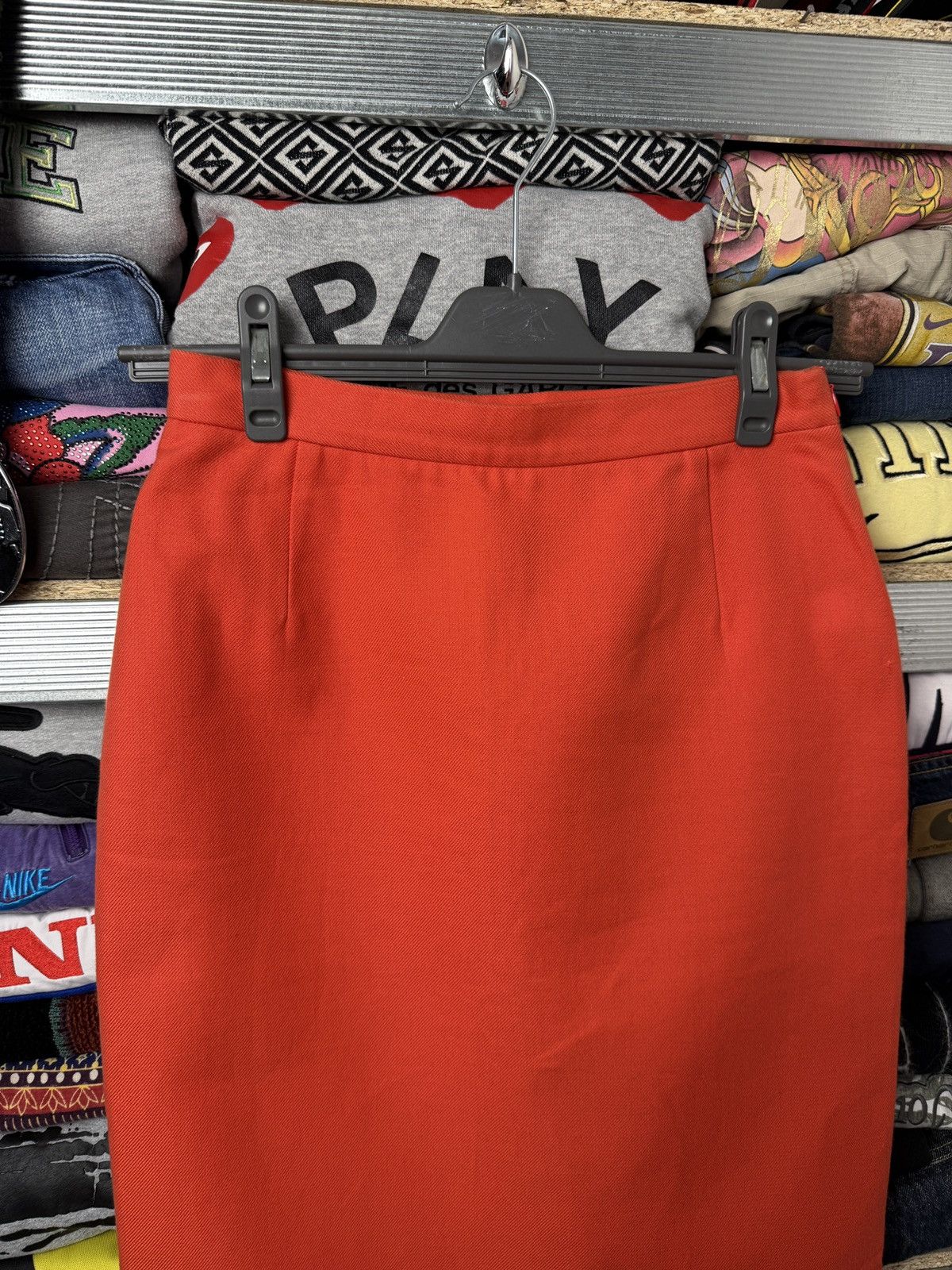 Prada Prada Luxury Orange skirt Size 42 Size 28" / US 6 / IT 42 - 3 Thumbnail