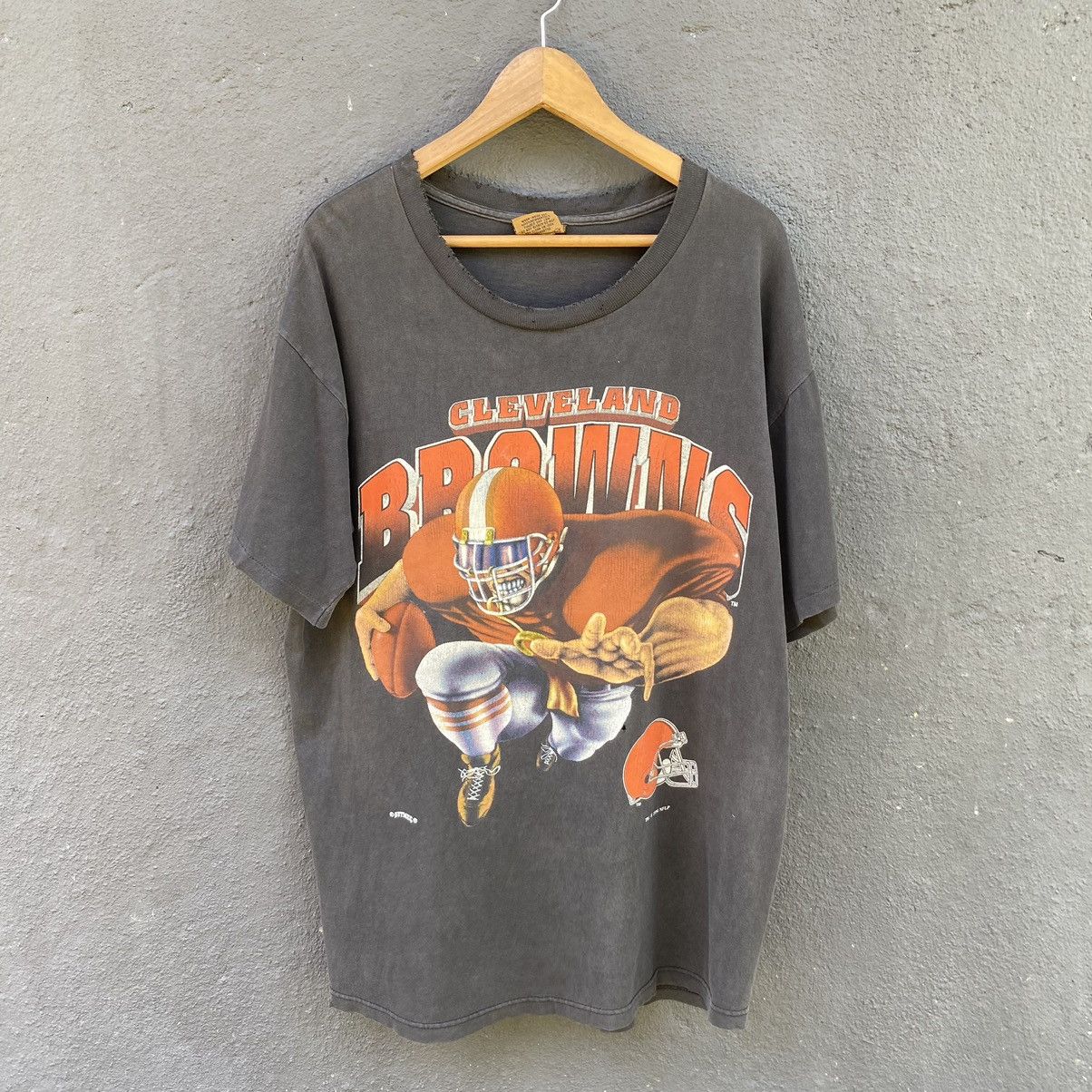 Nutmeg Thrashed Faded Distressed 90s Nutmeg Mills Tee Size US L / EU 52-54 / 3 - 1 Thumbnail