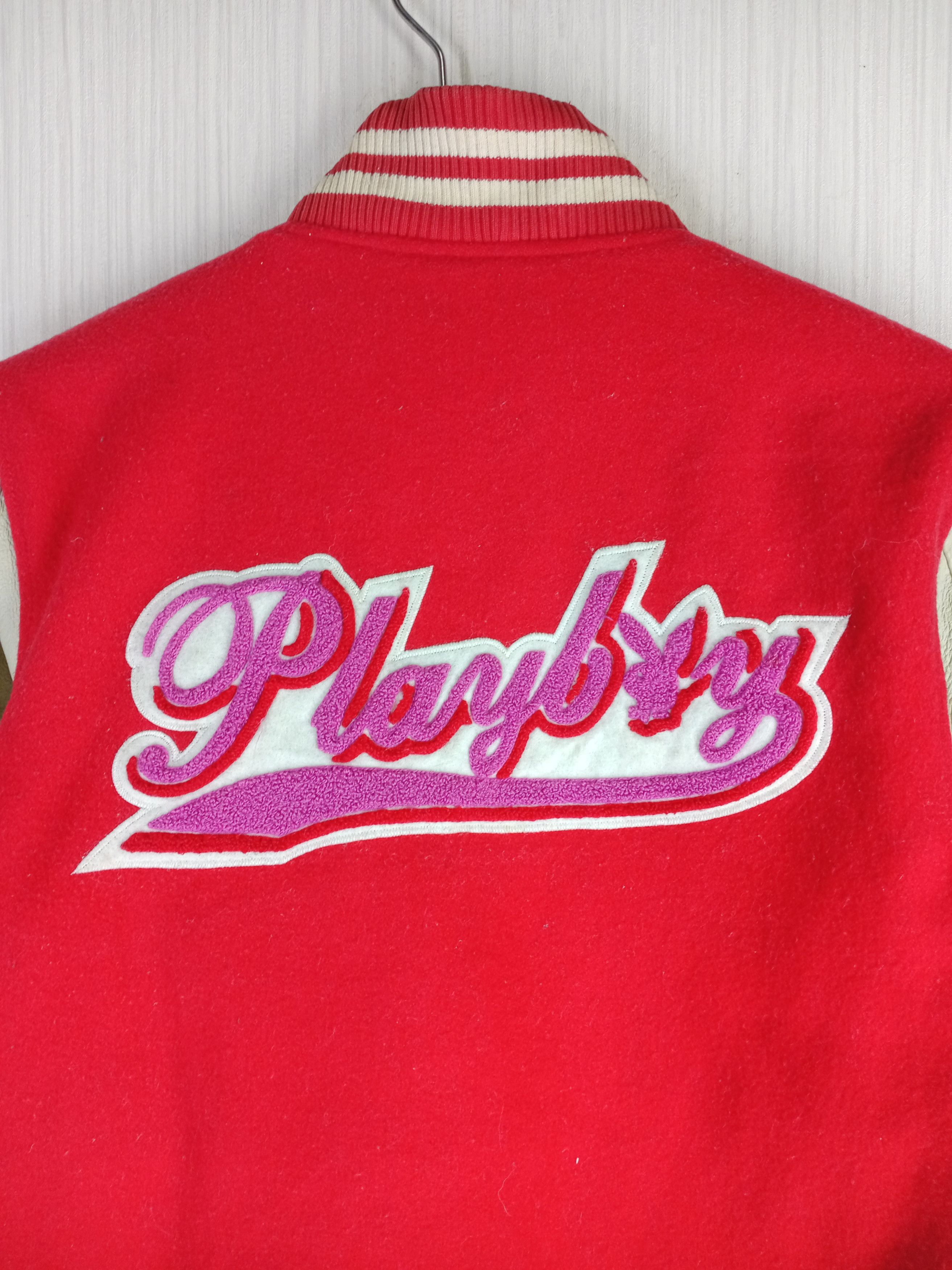 Playboy RARE VINTAGE PLAYBOY LEATHER SLEEVES VARSITY JACKET Size US S / EU 44-46 / 1 - 3 Thumbnail