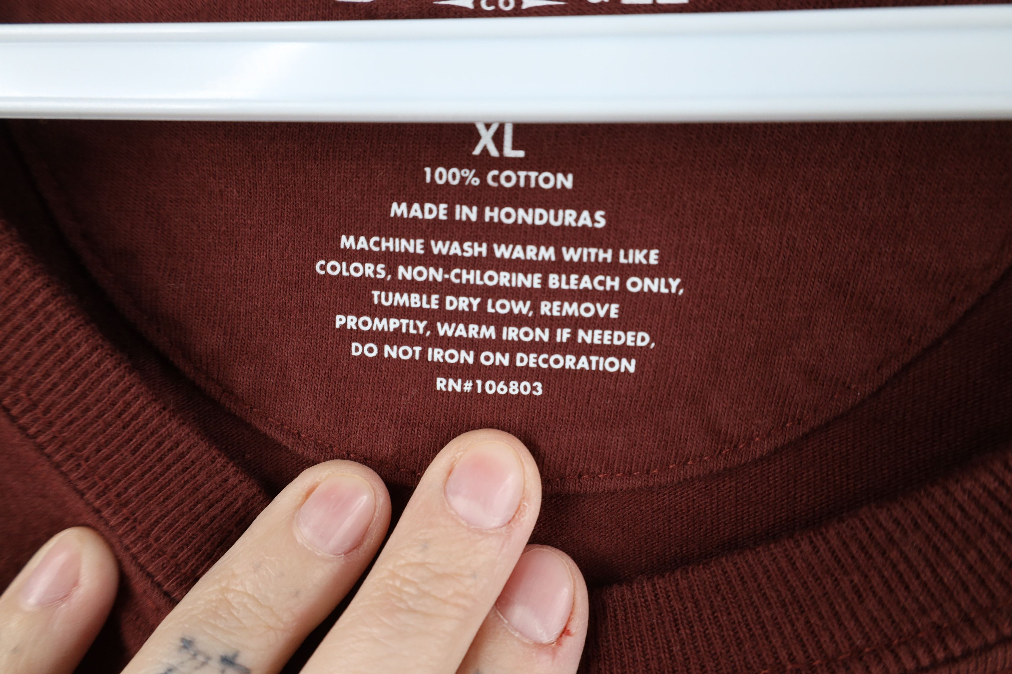 Duluth Trading Company Duluth Trading Co Relaxed Longtail T Beaver T-Shirt Maroon Size US XL / EU 56 / 4 - 9 Thumbnail