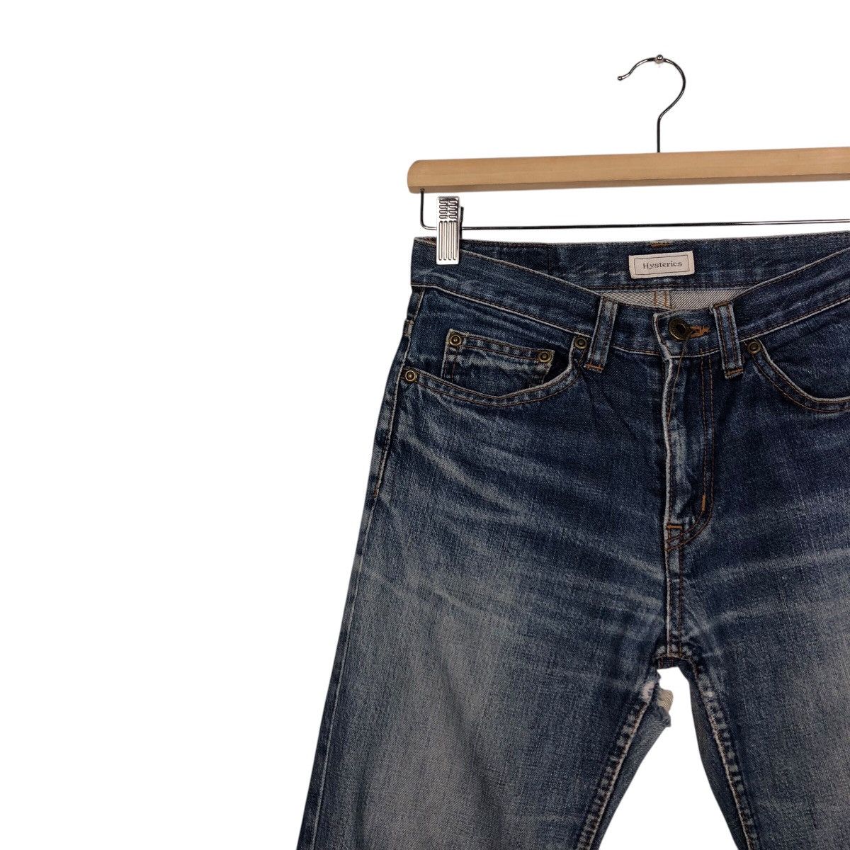 Hysteric Glamour 📌Vintage Distressed Denim Skinny Cut Hysteric Glamour Size US 30 / EU 46 - 8 Thumbnail