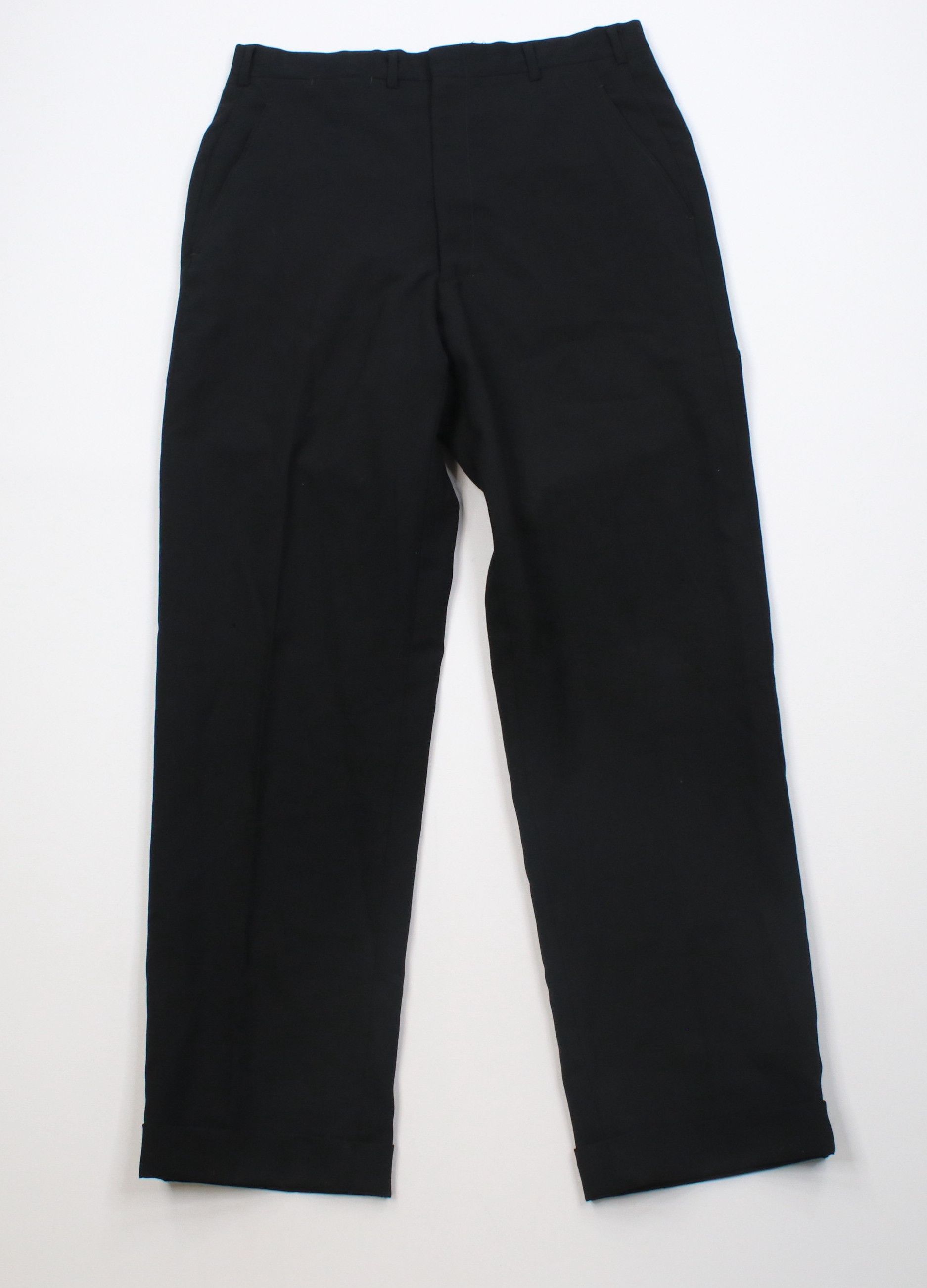 Vintage Vintage 50s 60s Streetwear Wool Knit Chino Pants Black USA Size US 32 / EU 48 - 1 Thumbnail