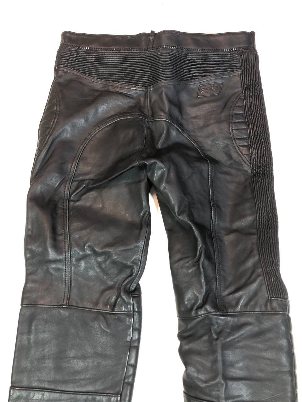Leather Polo Vintage Racing Motorcycle Leather Pants Size US 33 - 4 Thumbnail