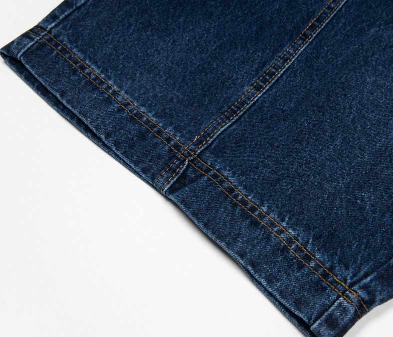 Jean American retro washed distressed trendy curved jeans Size US 32 / EU 48 - 5 Thumbnail