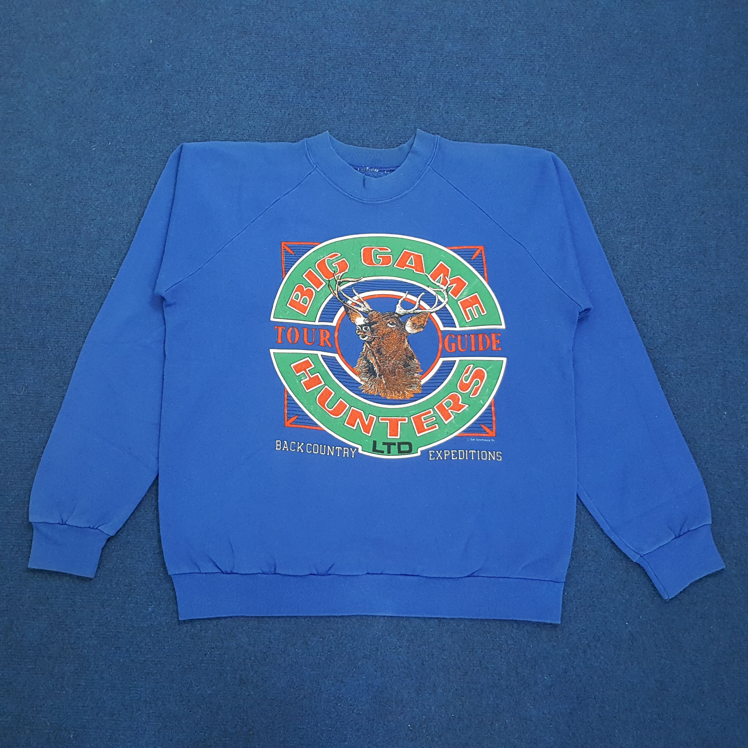 Vintage Vintage Big Game Hunters LTD Backcountry Sweatshirts Size US M / EU 48-50 / 2 - 1 Thumbnail