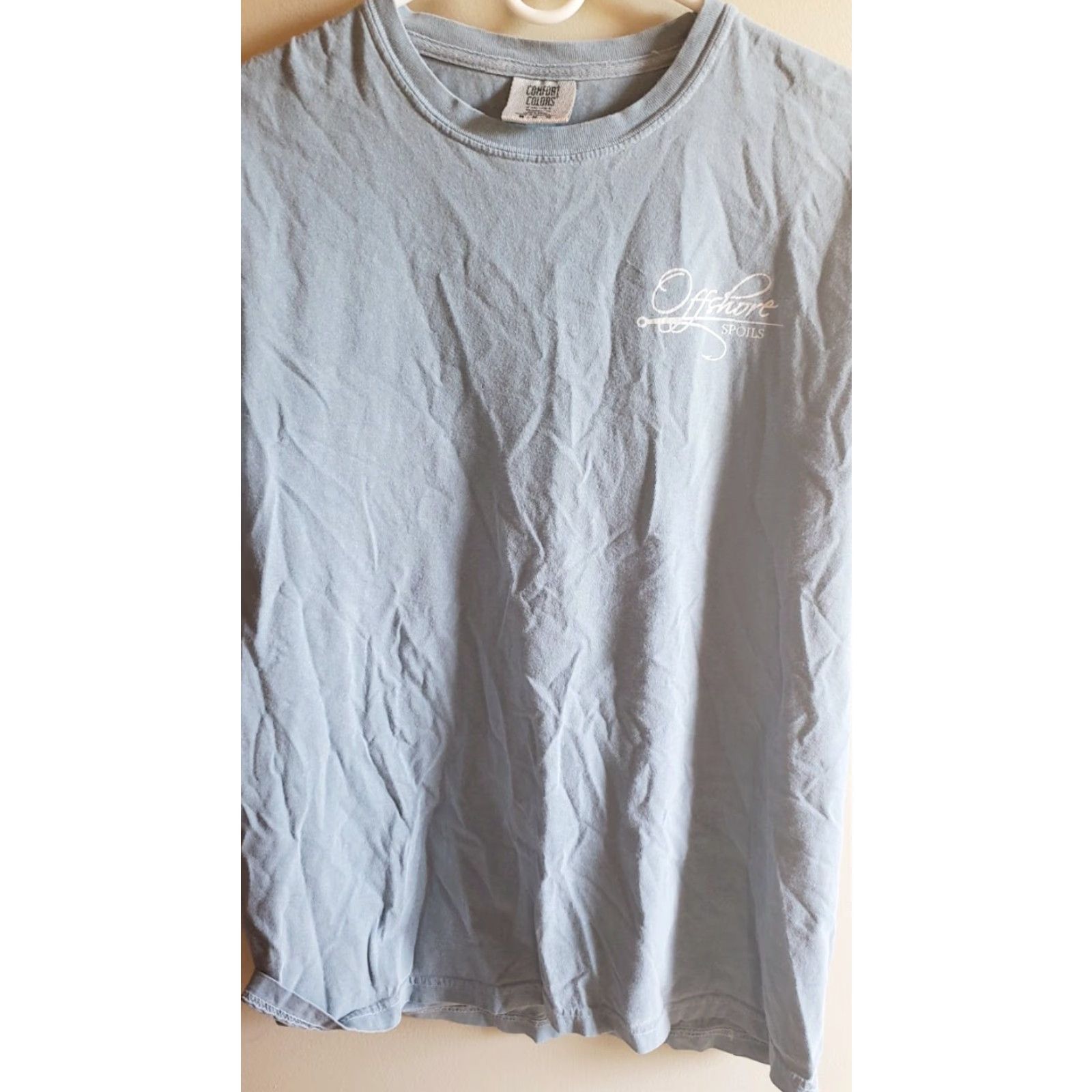 Vintage Offshore Spoils T-Shirt Men M Blue Short Sleeve Logo Tuna Not Without a Fight Logo Print Cotton Vintage? No (Original is not vintage) Size US M / EU 48-50 / 2 - 2 Thumbnail
