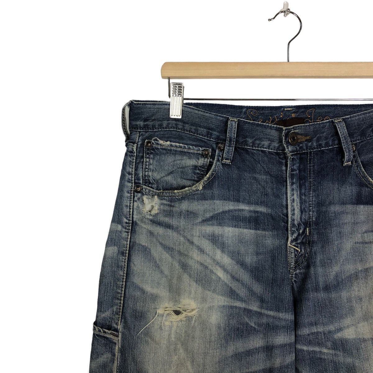 Levi's 🔥Vintage Distressed Denim Levi’s Lot 203 USA Size US 34 / EU 50 - 6 Thumbnail