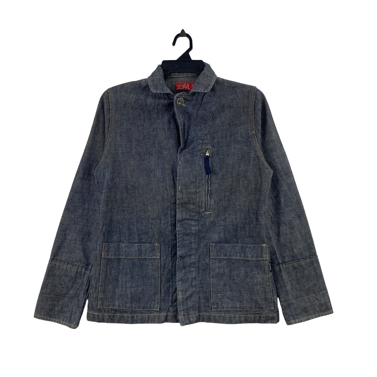 Vintage Vintage X-GIRL Denim Work Jacket Japanese Streetwear Indigo Size M / US 6-8 / IT 42-44 - 5 Thumbnail