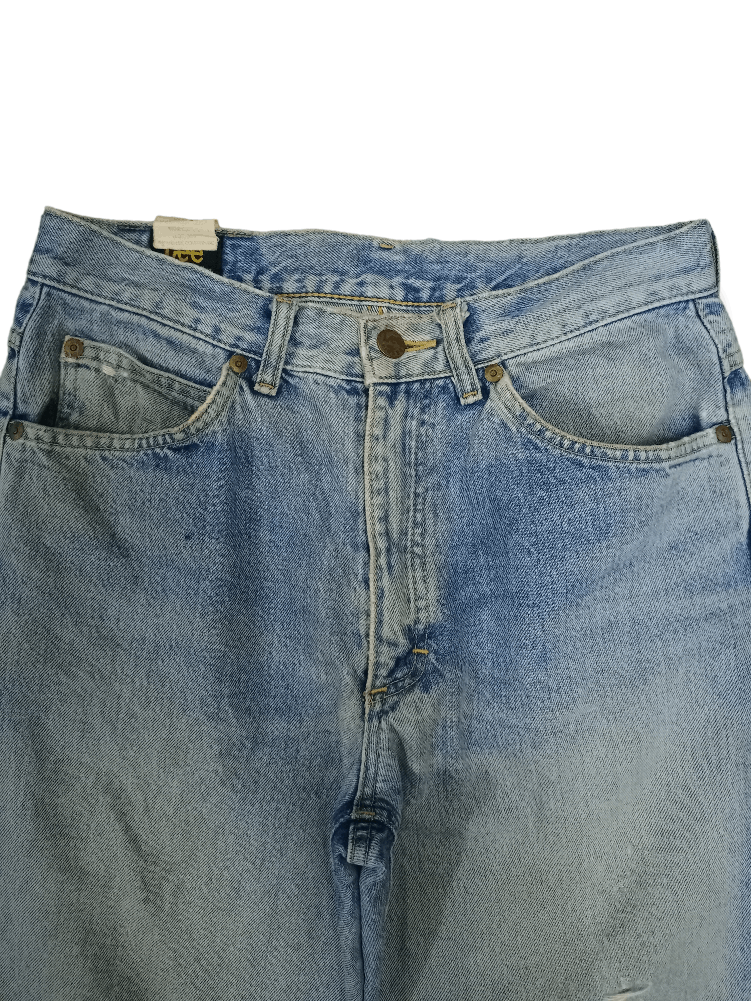 Lee Vintage Lee Riders Sanforized Faded Distressed Jeans 28x30 Size US 28 / EU 44 - 4 Thumbnail