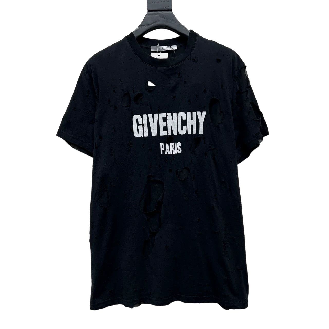 Givenchy Givenchy Distressed Logo T-Shirt Size XXS Size US XXS / EU 40 - 1 Thumbnail