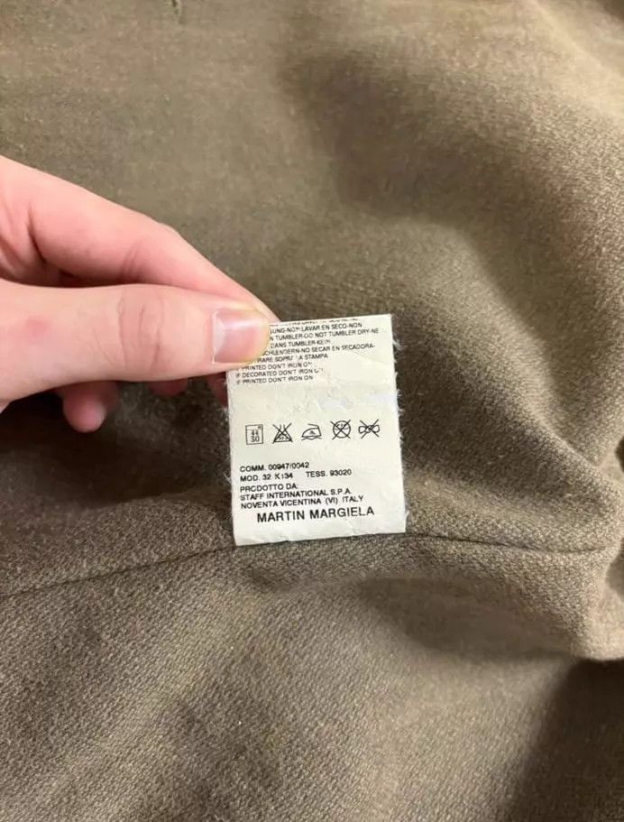 Maison Margiela Maison Margiela Vtg Milk-Tan Distressed Jacket Size XS / US 0-2 / IT 36-38 - 8 Thumbnail