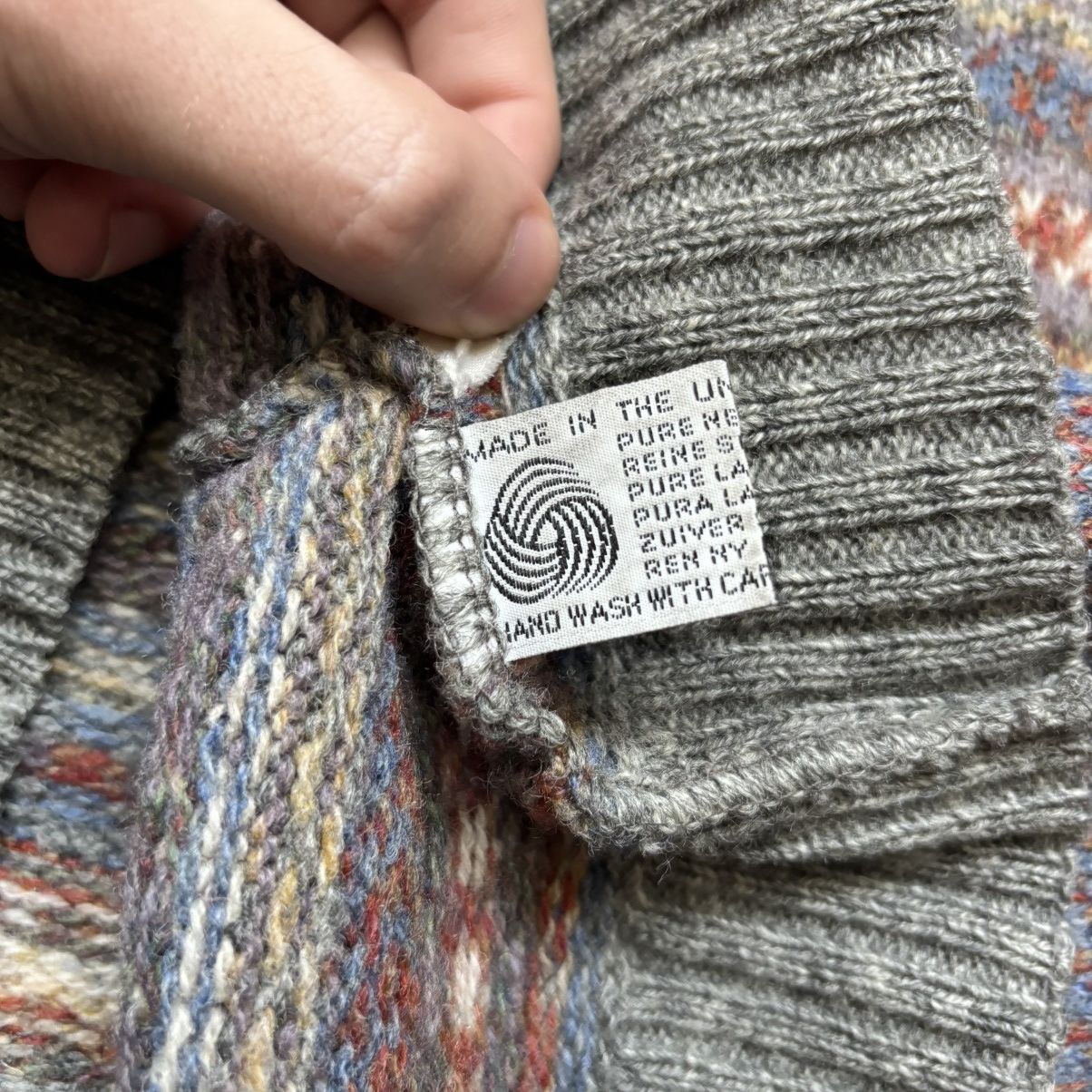 Vintage Vintage 70’s Pure Wool Knit Sweater Boxy Fit Size US M / EU 48-50 / 2 - 5 Thumbnail