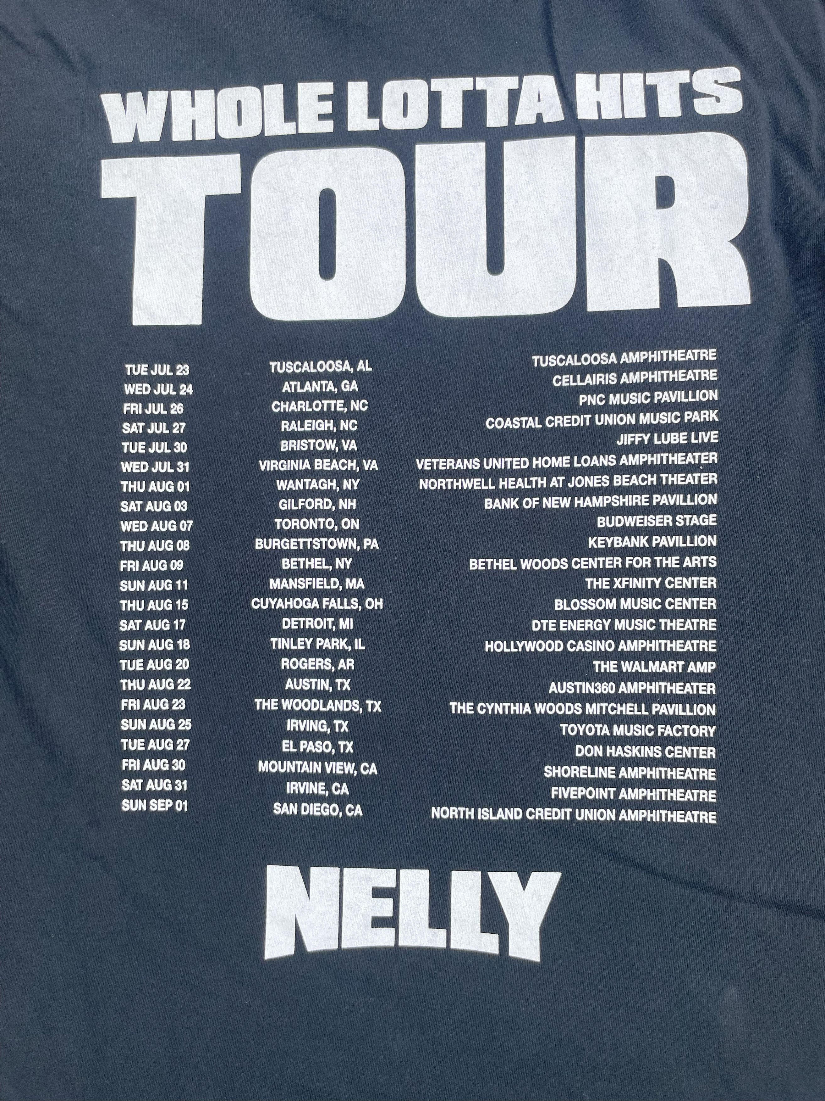Rap Tees Nelly Whole Lotta Hits Tour Tshirt Size US M / EU 48-50 / 2 - 6 Thumbnail