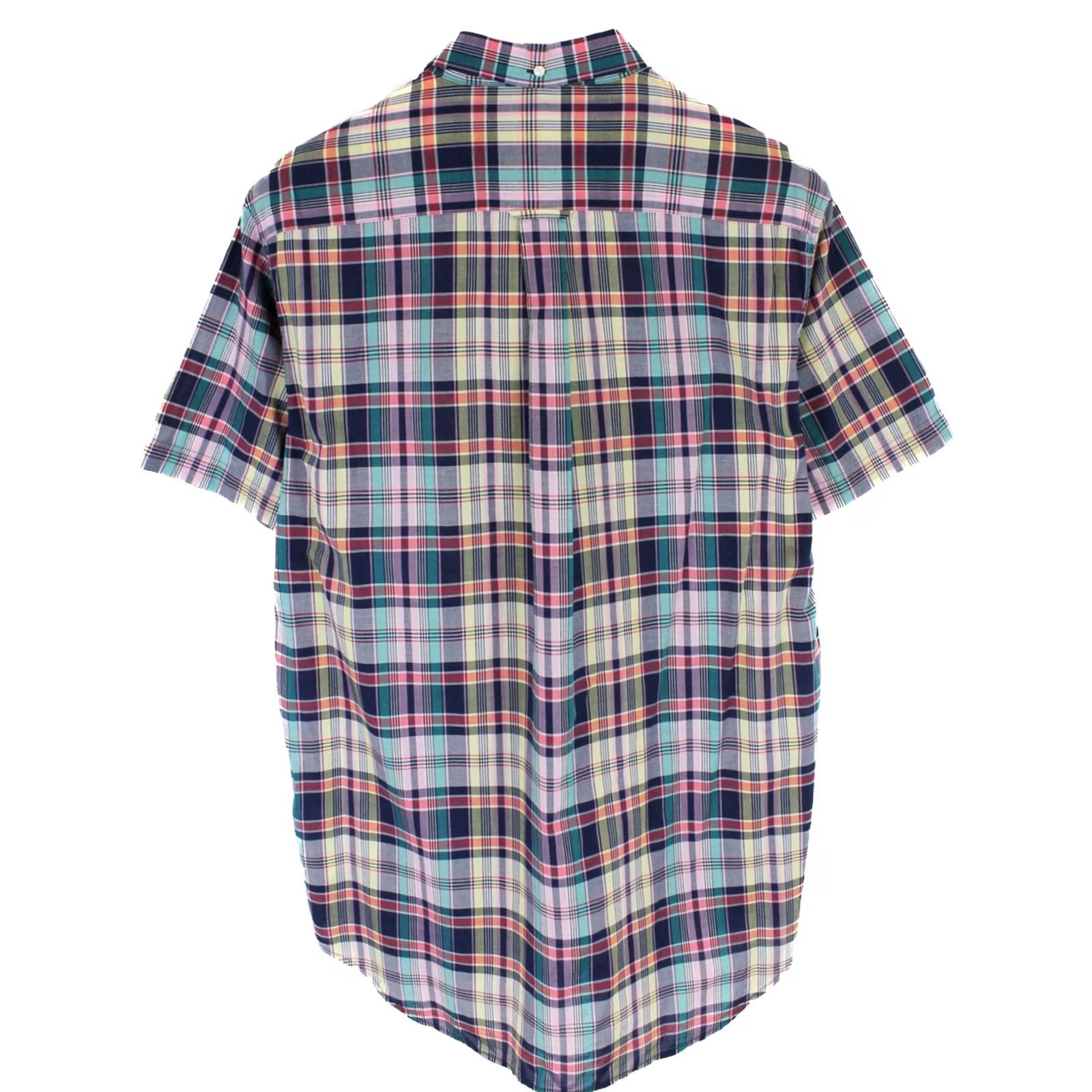 Gant GANT Shirt Men M Checked Short Sleeve Button-Up Regular Pattern Blue Size US M / EU 48-50 / 2 - 2 Thumbnail
