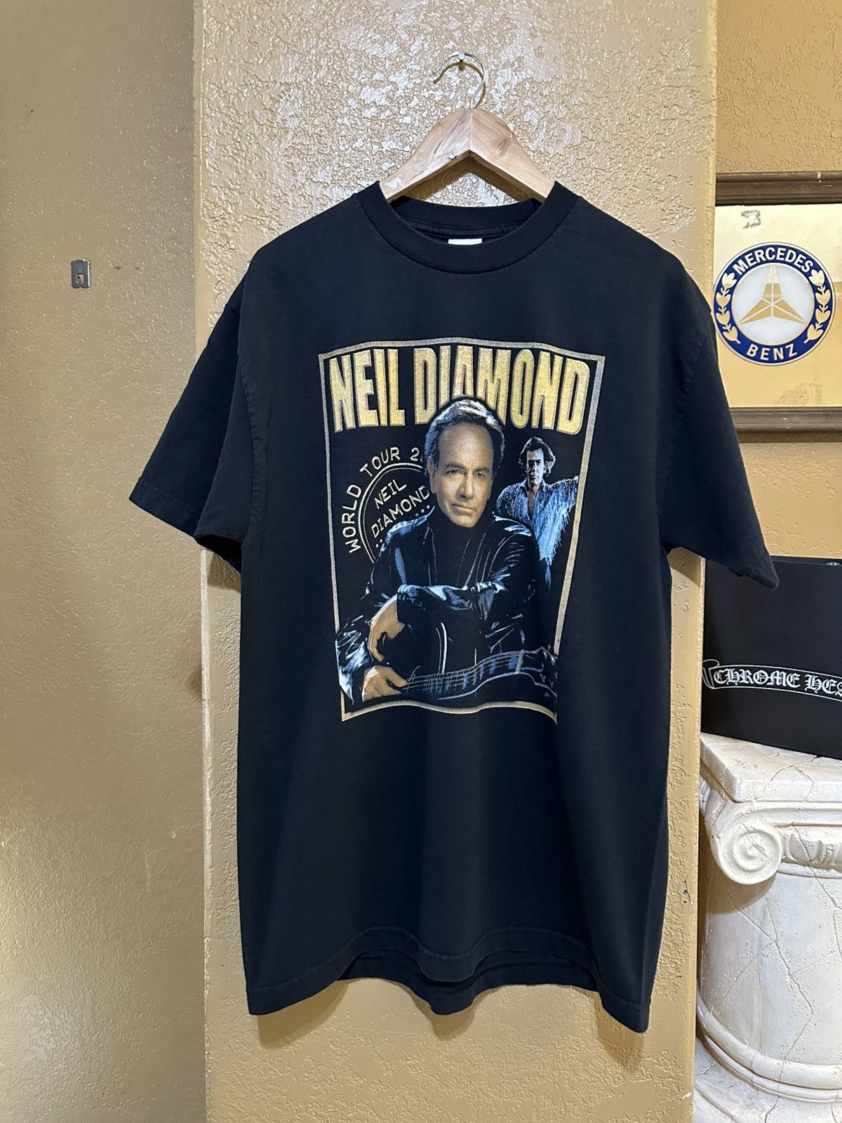 Band Tees × Vintage Vintage Neil Diamond 2005 World Tour tee large Size US L / EU 52-54 / 3 - 1 Thumbnail