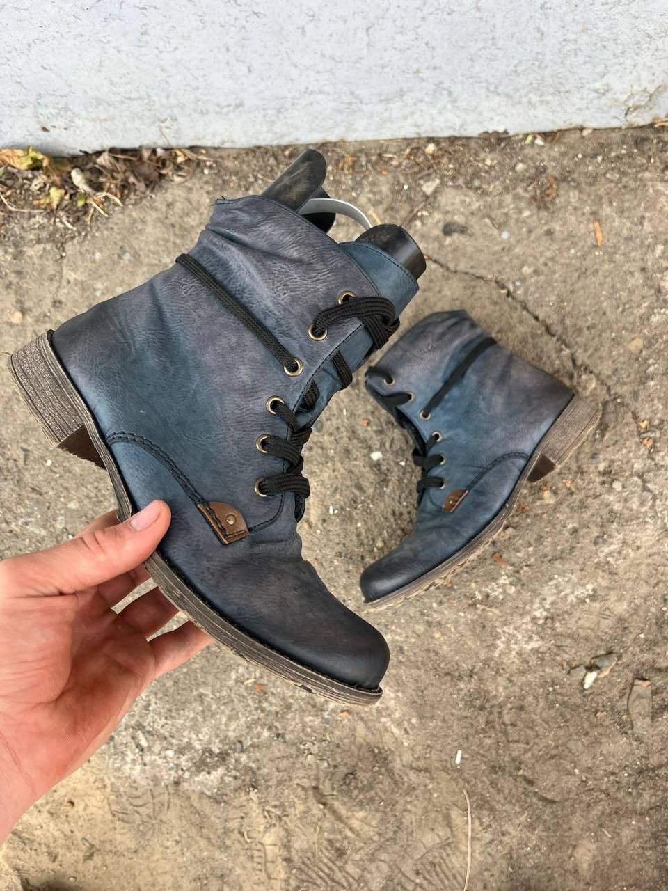 If Six Was Nine × Japanese Brand × Vintage Vintage As 98 Guidi style Faded Biker High Boots Size US 7 / EU 40 - 3 Thumbnail