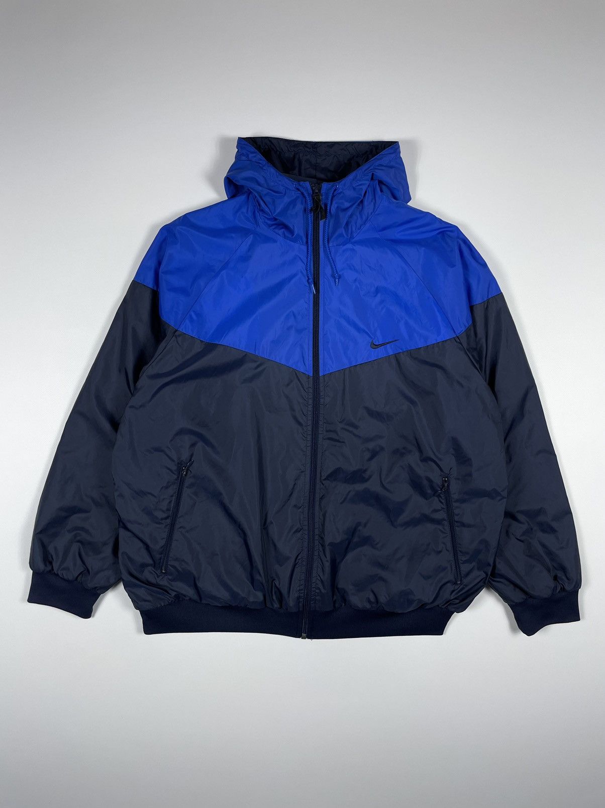 Nike × Vintage Vintage Nike Windrunner Track Nylon Jacket Swoosh Size US XL / EU 56 / 4 - 1 Thumbnail