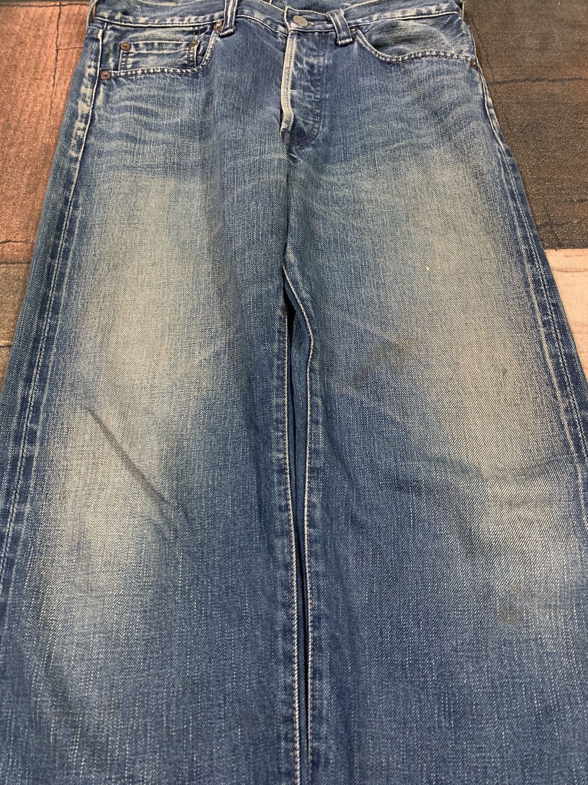 45rpm × Japanese Brand 🇯🇵RUSTY FADED selvedge ‘R’ by 45rpm vintage jeans Size US 30 / EU 46 - 5 Thumbnail