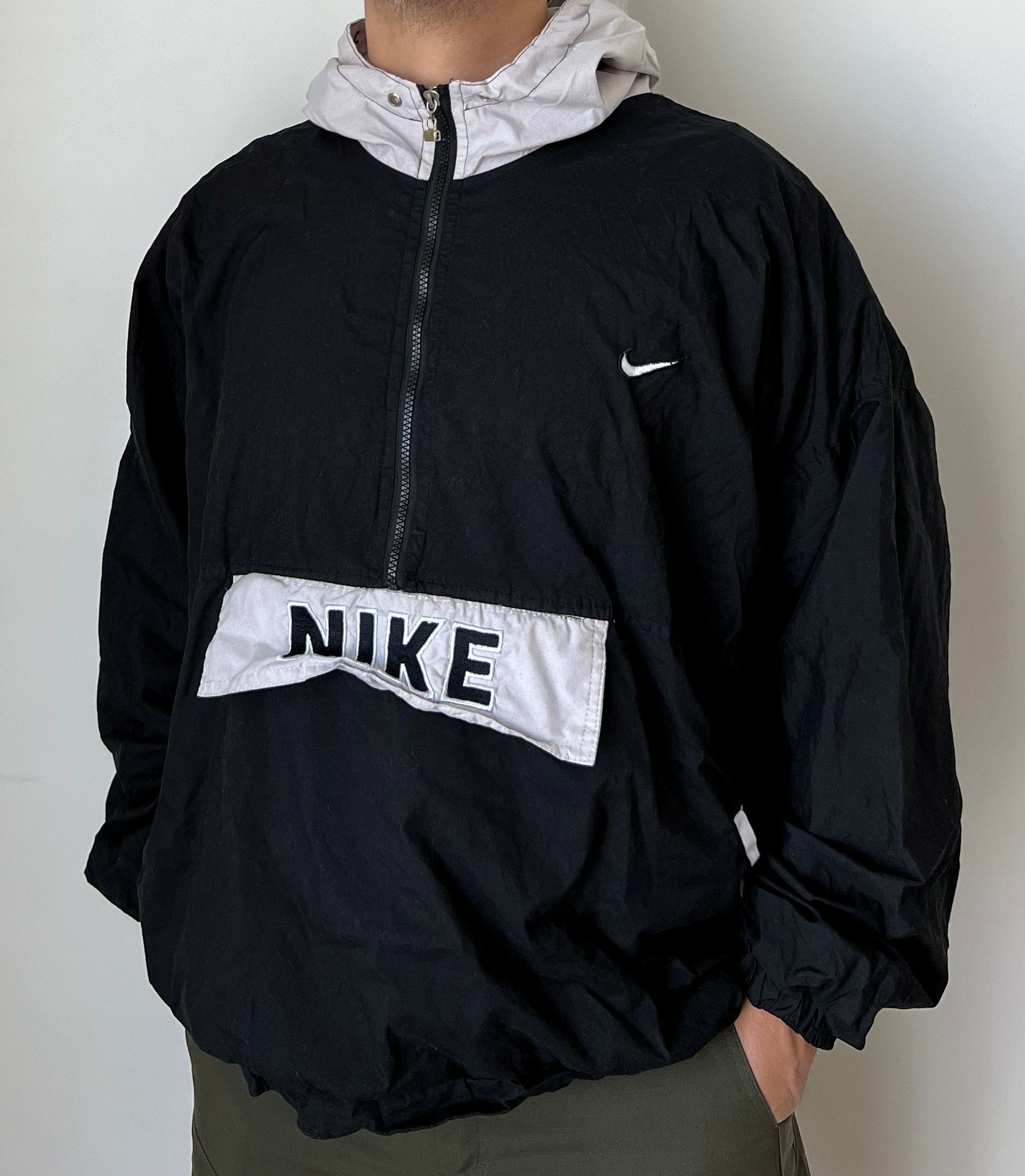 Nike VINTAGE 90's Y2K NIKE ANORAK JACKET MADE IN USA Size US XXL / EU 58 / 5 - 4 Thumbnail
