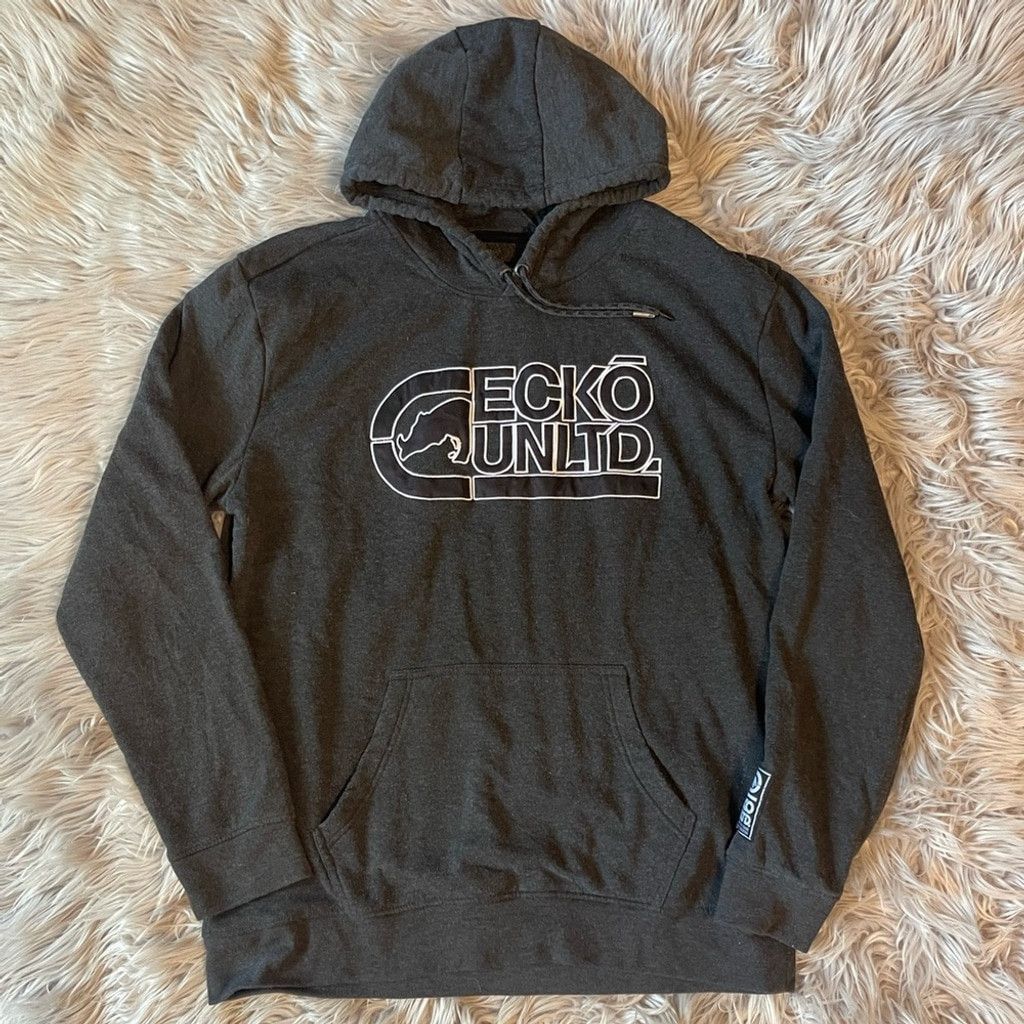 Ecko Unltd. Ecko Unlimited Black Graphic Hoodie size Xl(small pit hole) Size US XL / EU 56 / 4 - 1 Thumbnail