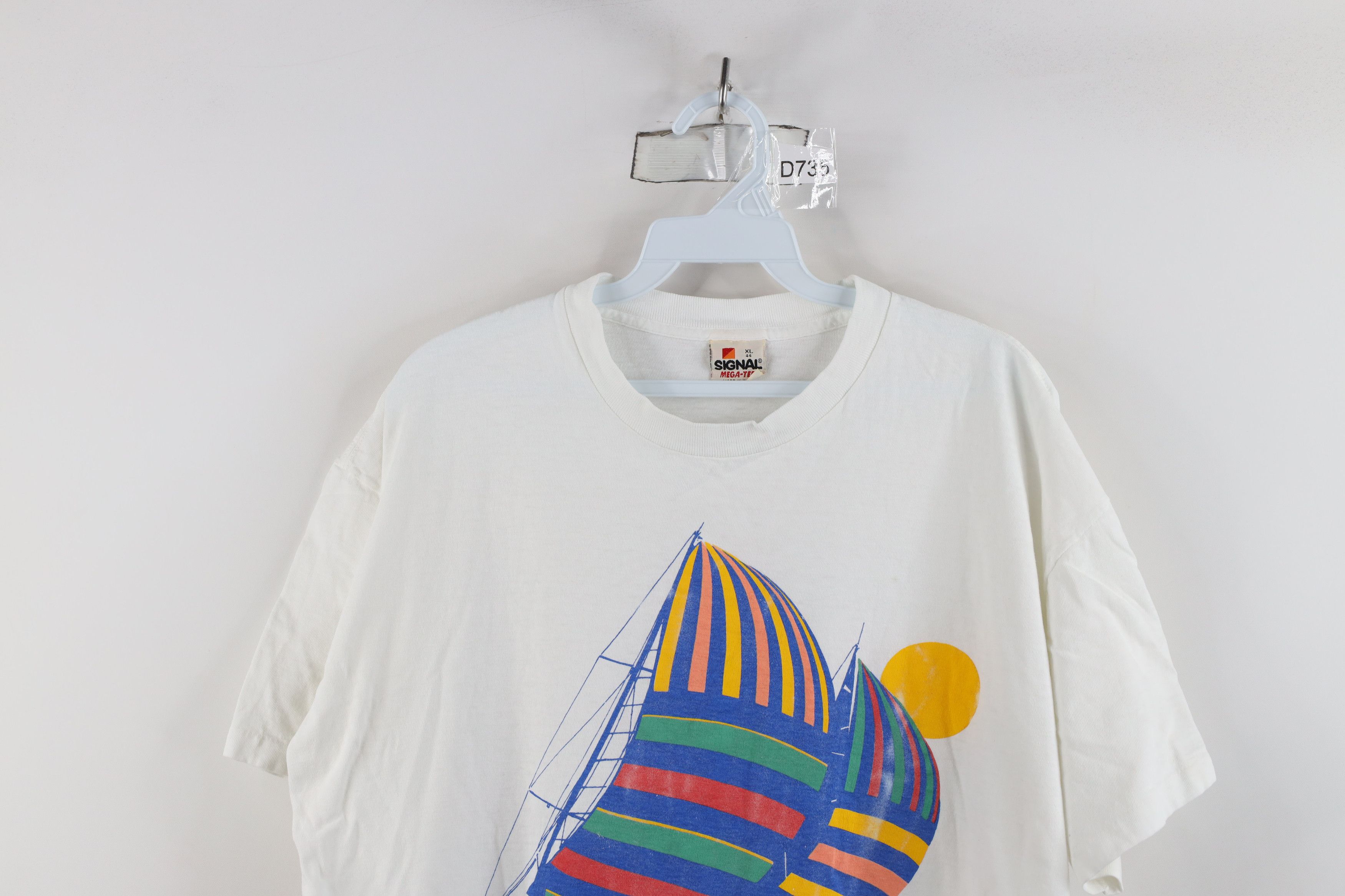 Vintage Vintage 80s Streetwear End Yacht Club Sailing T-Shirt US Size XL / US 12-14 / IT 48-50 - 2 Thumbnail