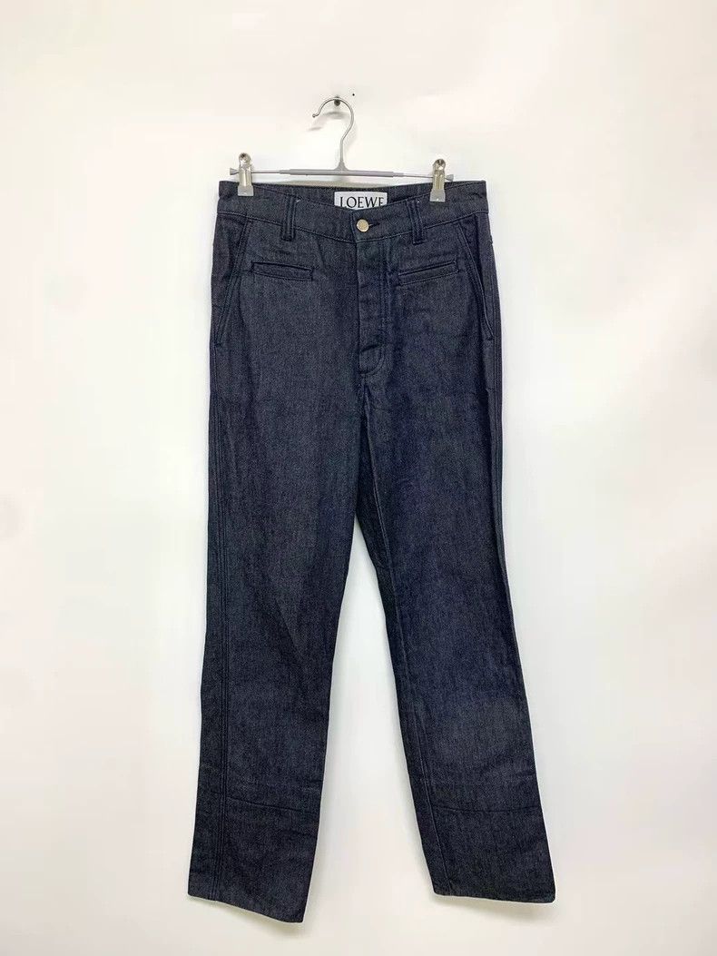 Loewe LOEWE Logo Mid-Rise Denim Jeans - dmc Size US 34 / EU 50 - 1 Thumbnail