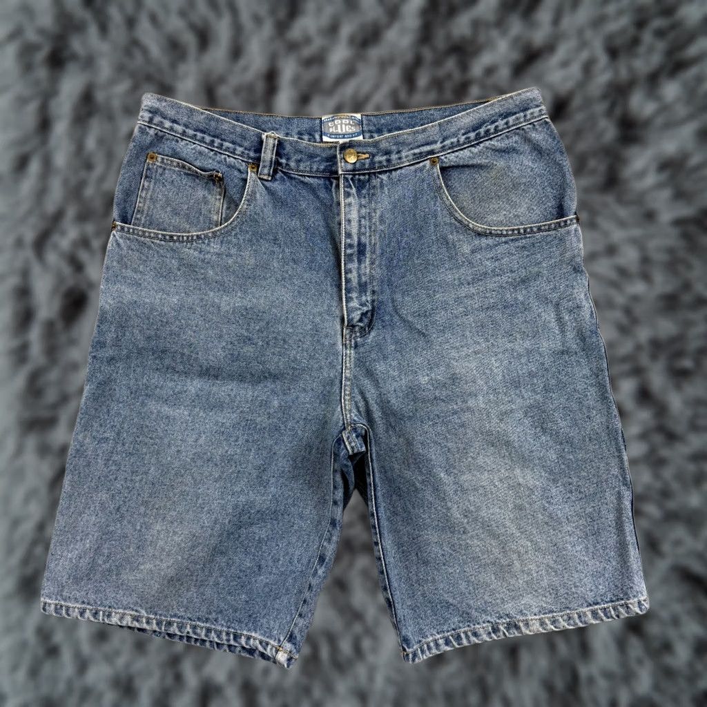 Vintage VINTAGE Cool Blues Denim Short Men 36 Blue Jorts 90s Baggy Carpenter 38 Shorts Jeans Blue Denim 80s Skater Mens Size US 38 / EU 54 - 1 Thumbnail