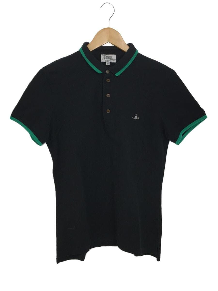 image of Vivienne Westwood Orb Polo in Black, Men's (Size Small)