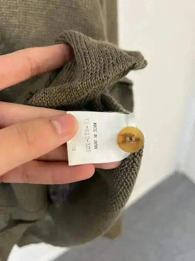 Yohji Yamamoto Yohji Yamamoto Yohji Yamamoto Y's Knitwear Cardigan-2506 Size US L / EU 52-54 / 3 - 5 Thumbnail