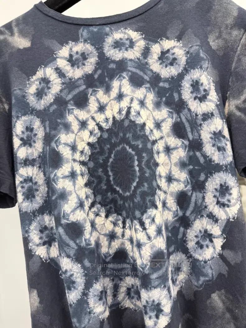 Dior Dior Blue tie-dyed printed short-sleeved T-shirt Size S / US 4 / IT 40 - 2 Thumbnail
