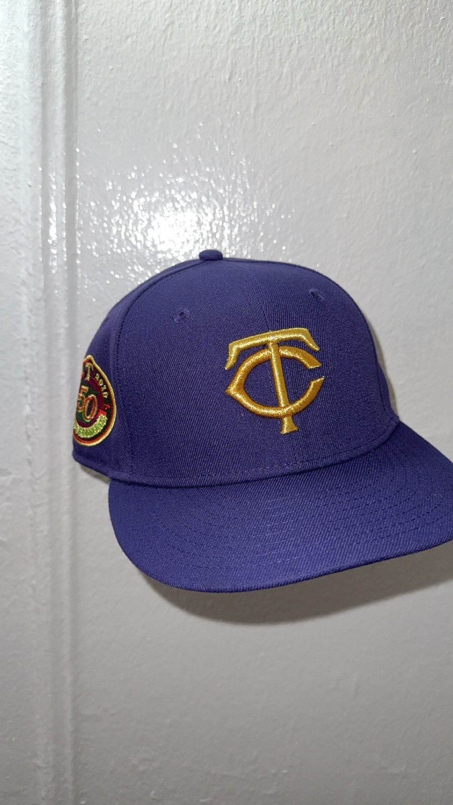 New Era New Era 59fifty purple Minnesota twins fitted hat size 7 Size ONE SIZE - 1 Thumbnail