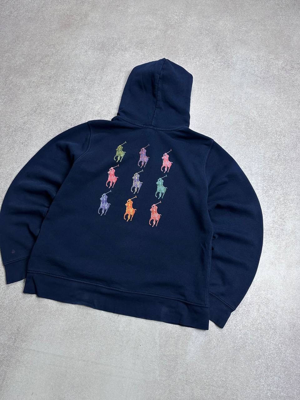 Polo Ralph Lauren Vintage Polo Ralph Lauren Multi Logo Big Pony Hoodie M Size US M / EU 48-50 / 2 - 4 Thumbnail