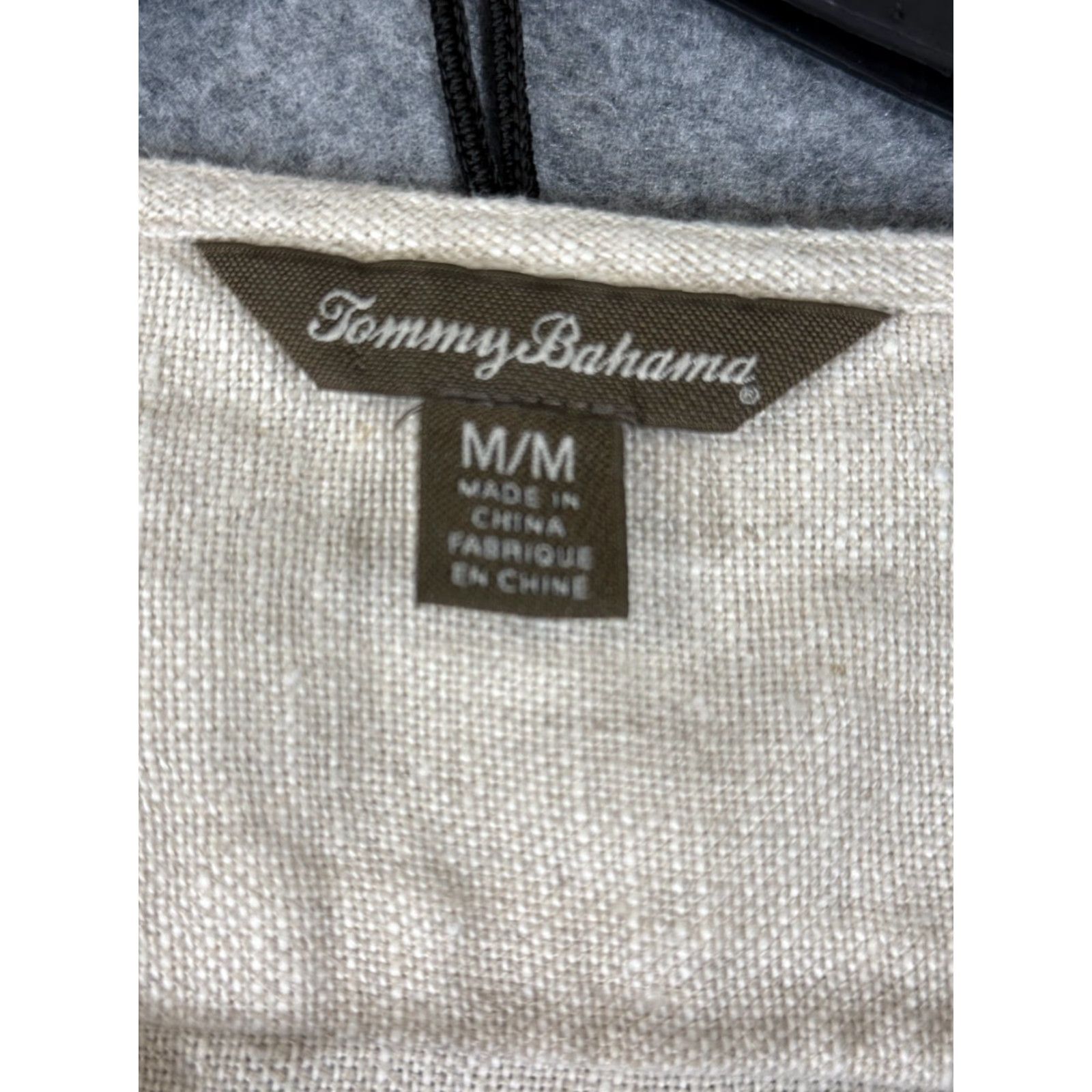 Tommy Bahama Tommy Bahama Linen Dress Womens M Beige Malene Stripe Pockets Button Front Dress Beige M Women’s Linen Dress Pockets Button Front Malene Stripe Size M / US 6-8 / IT 42-44 - 5 Thumbnail