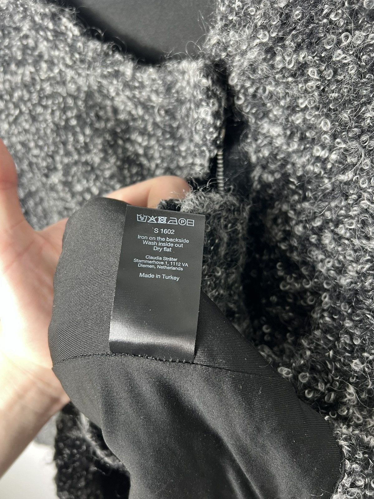 Vintage Vintage luxury designer Claudia Strater merino wool blazer Size M / US 6-8 / IT 42-44 - 8 Thumbnail