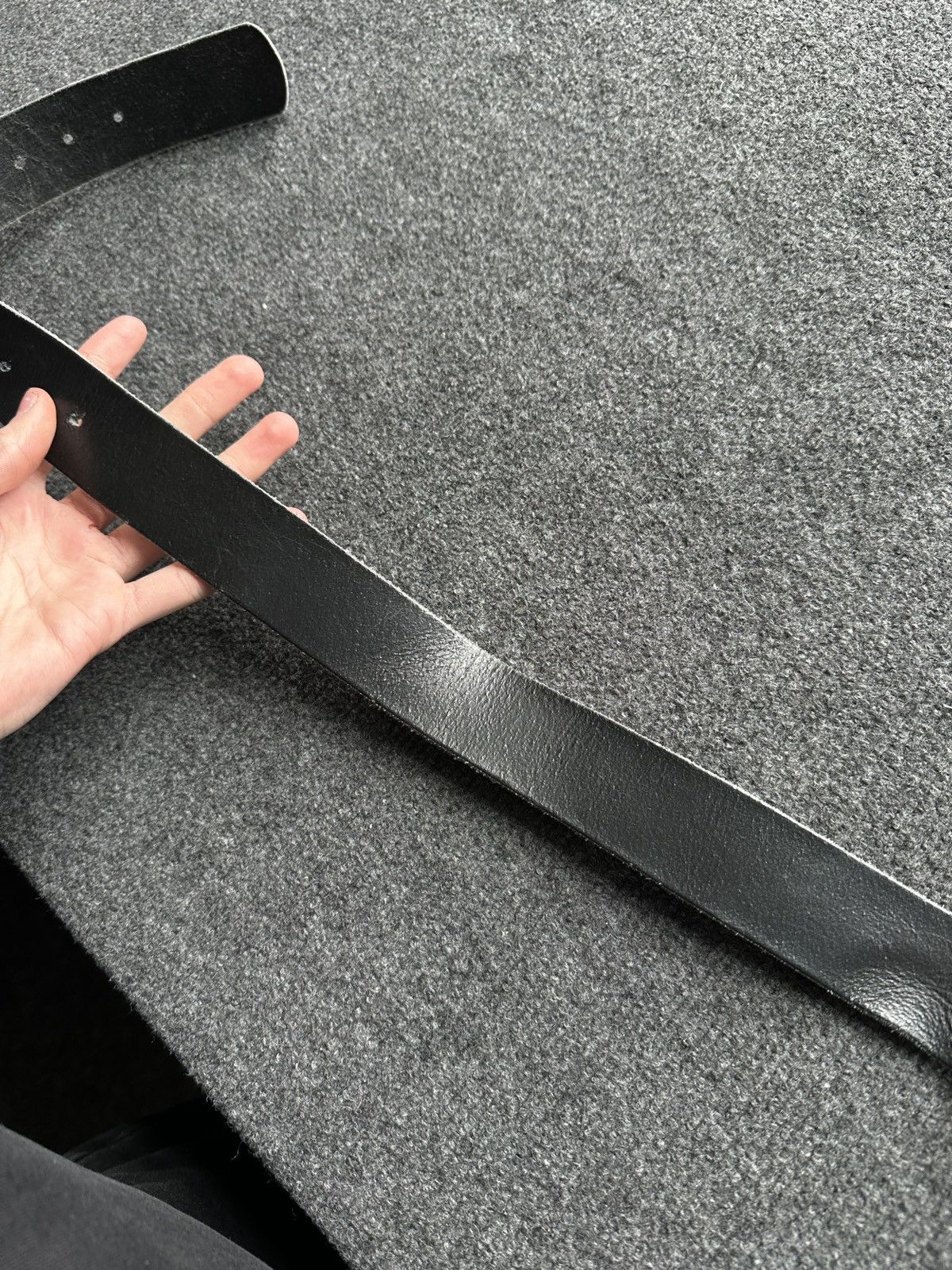 Other 🚨 RARE MEN MADE IN FRANCE Y2K LEATHER BELT VINTAGE WESTERN Size ONE SIZE - 5 Thumbnail