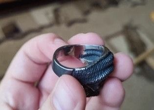Other Punk Style Beard Skull Ring Size ONE SIZE - 4 Thumbnail