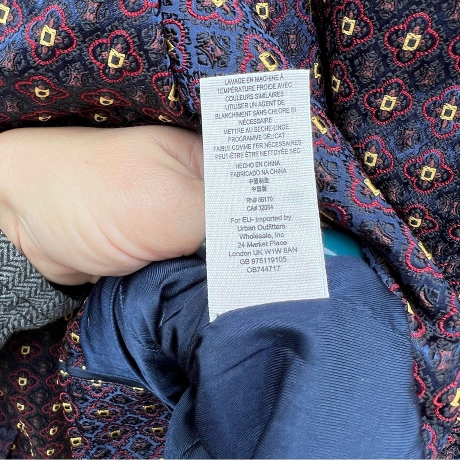 Free People Free People Shrunken Jacquard Jacket Blazer SMALL Size S / US 4 / IT 40 - 9 Thumbnail