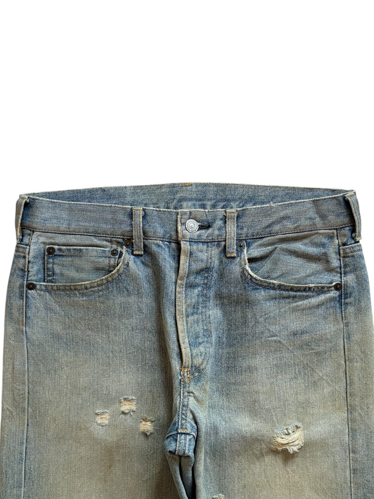 Japanese Brand × Takeo Kikuchi Vintage Japanese Takeo Kikuchi Mud Wash Distress Loose Jeans Size US 32 / EU 48 - 4 Thumbnail
