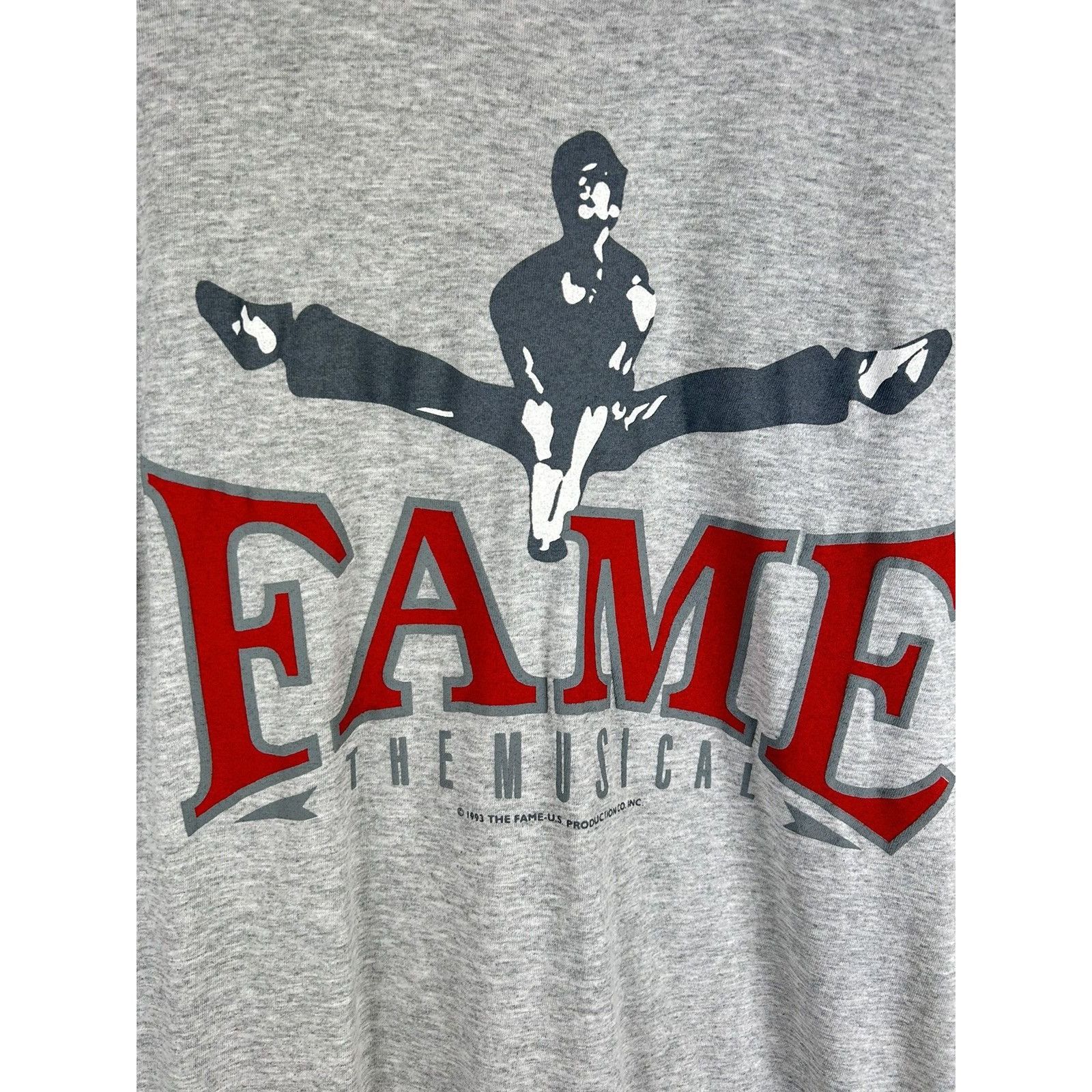 Vintage 90s Vintage Fame The Musical 1993 Single Stitch T-Shirt Size US L / EU 52-54 / 3 - 2 Thumbnail