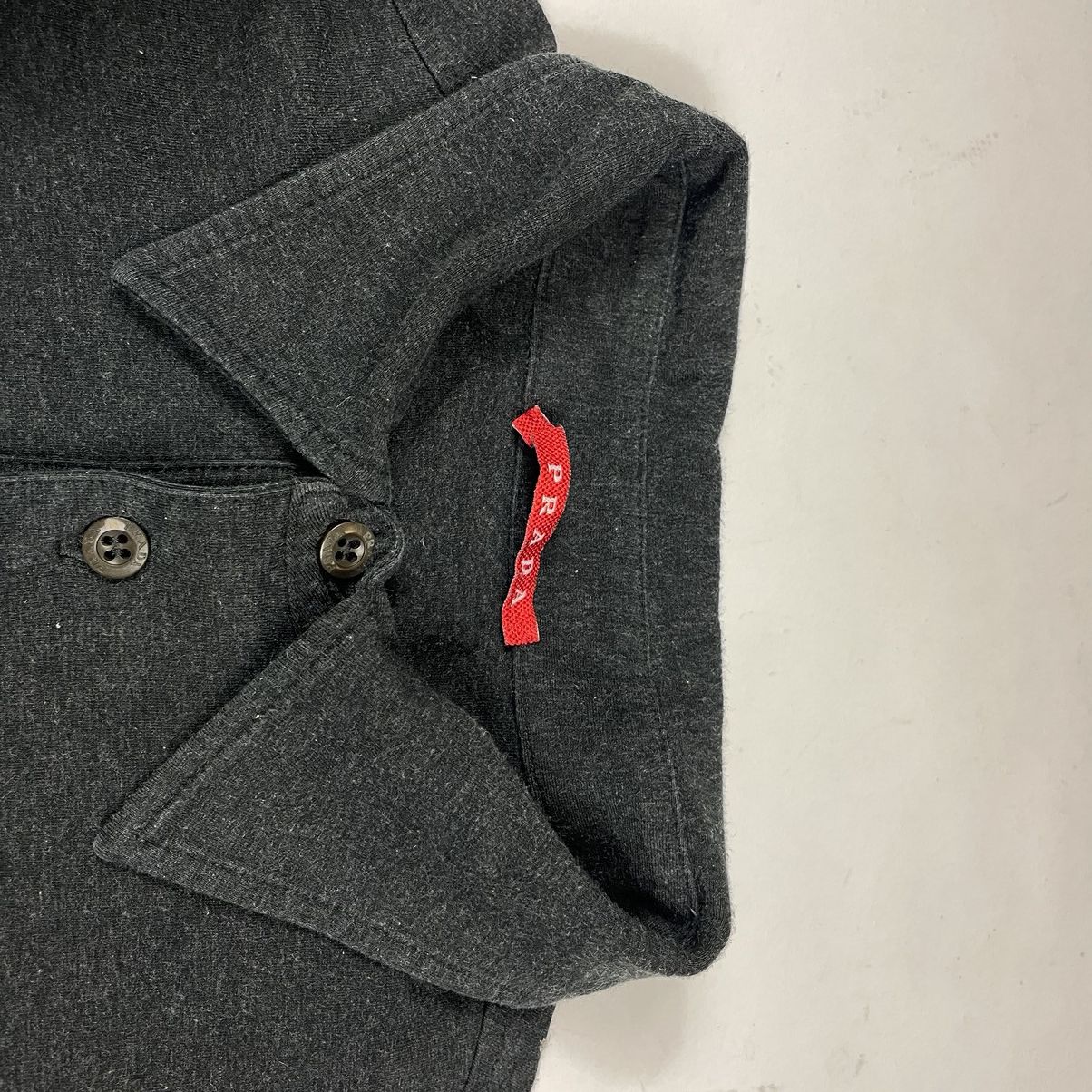 Prada × Vintage Vintage Prada Long Sleeve Polo Size US XS / EU 42 / 0 - 6 Thumbnail