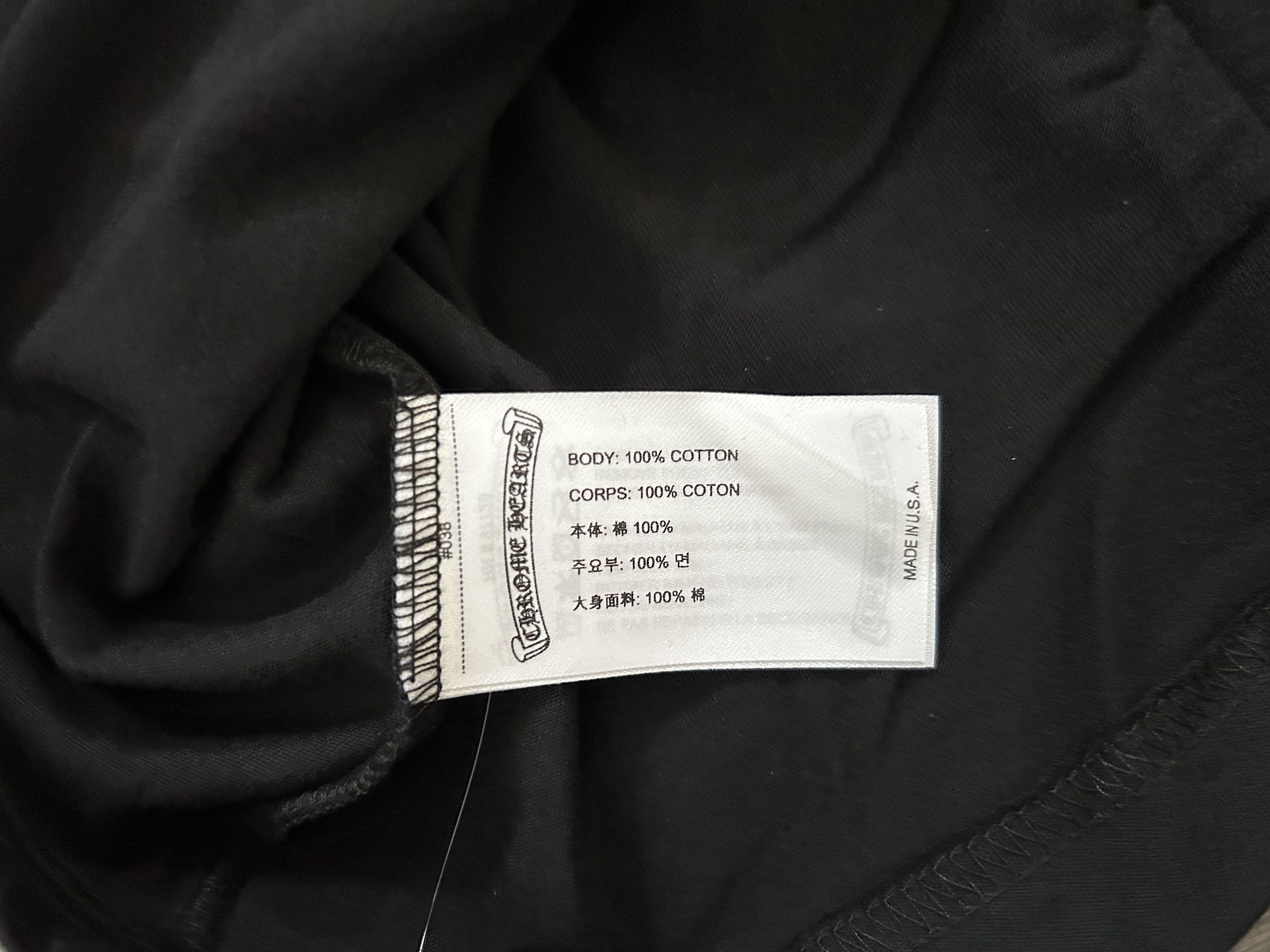 Chrome Hearts Chrome Hearts Neck Logo Pocket LS Tee Size US L / EU 52-54 / 3 - 3 Thumbnail