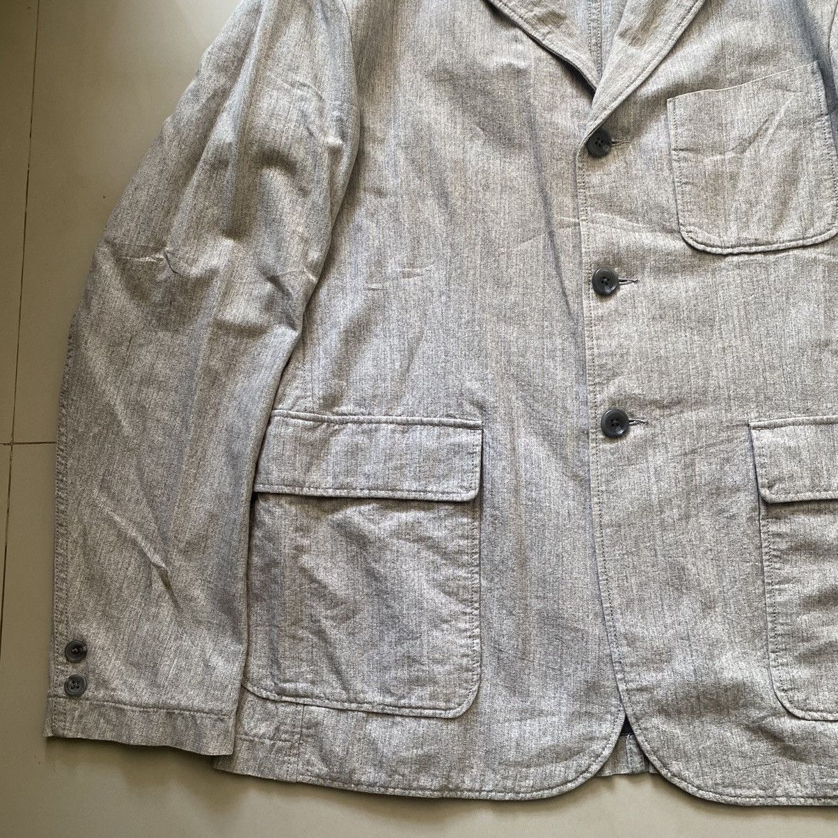 Engineered Garments gray cotton blazer + cotton waist Size US M / EU 48-50 / 2 - 7 Thumbnail