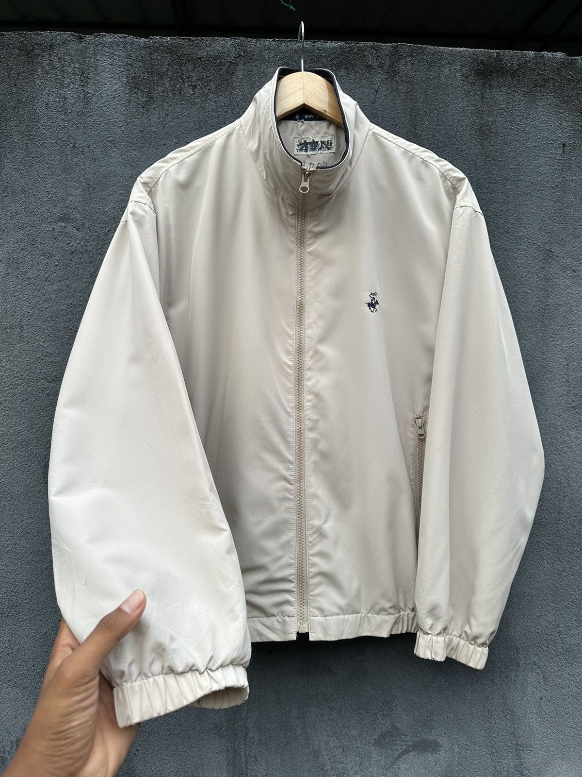 Beverly Hills Polo Club Baverly Hills Polo Club Cream Bomber Jacket Size US M / EU 48-50 / 2 - 8 Thumbnail