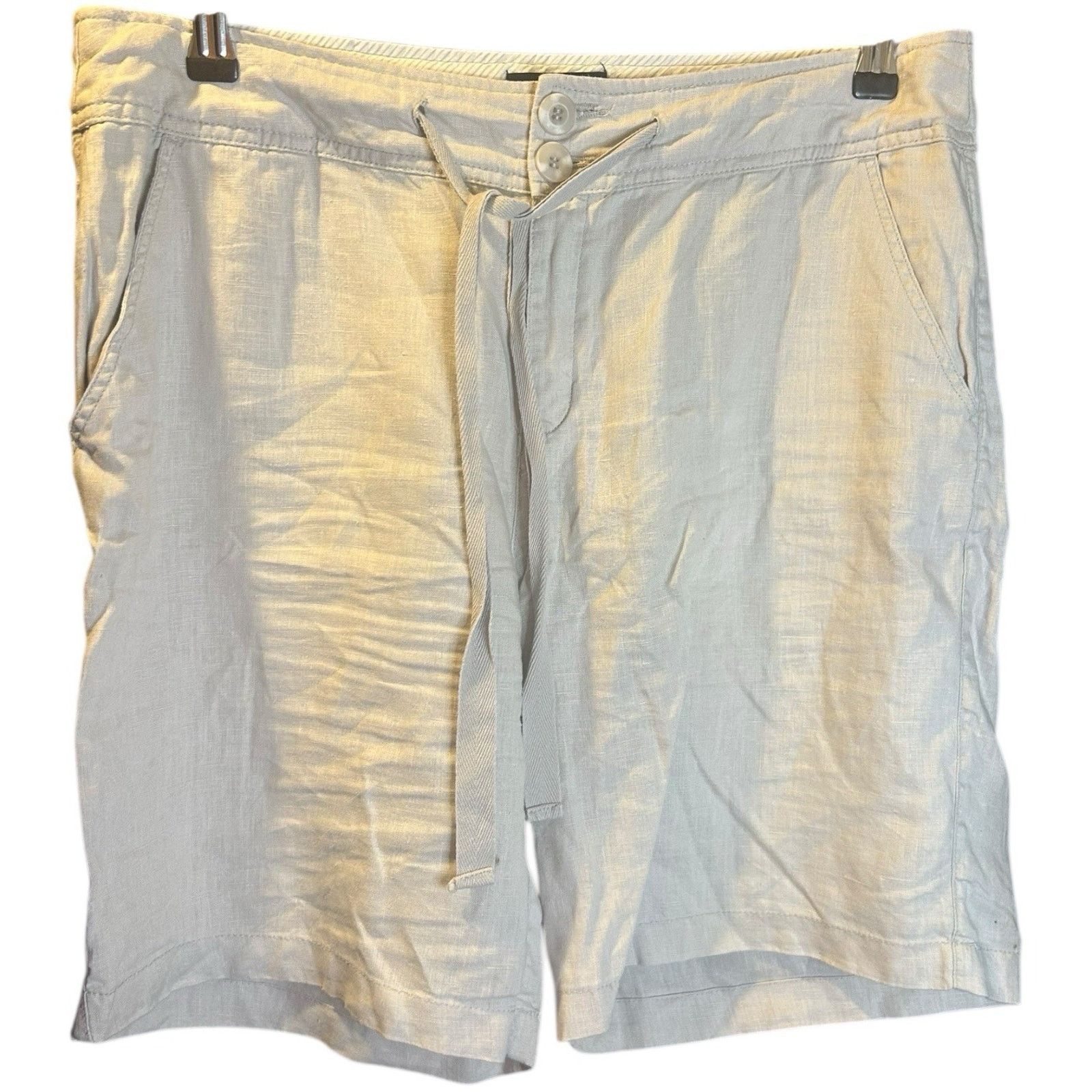 Jones New York Jones New York Bermuda Shorts Womens Size 10 100% Linen Size 32" / US 10 / IT 46 - 1 Thumbnail