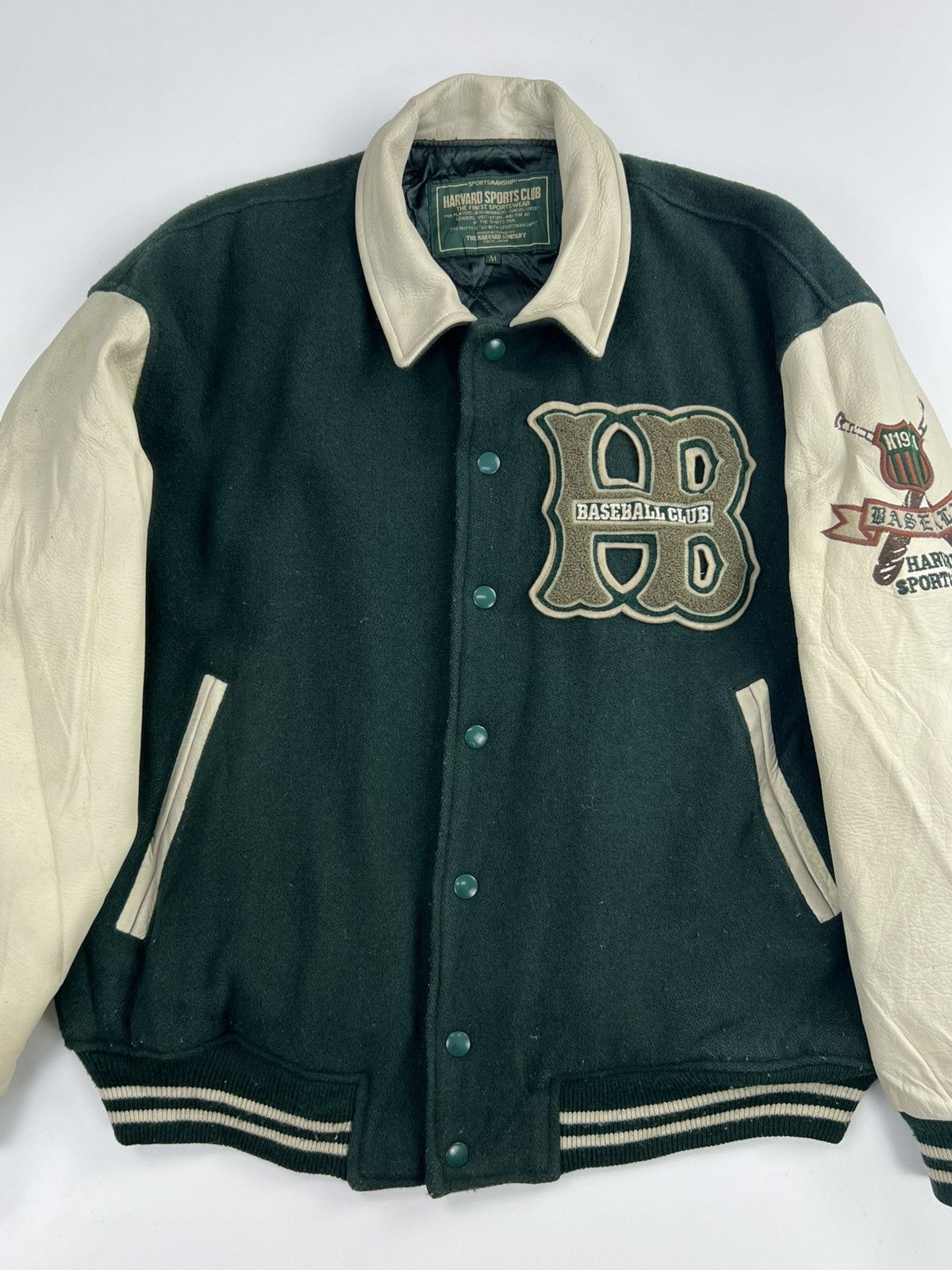 Japanese Brand VINTAGE HAVARD SPORTS CLUB VARSITY JACKET Size US M / EU 48-50 / 2 - 2 Thumbnail