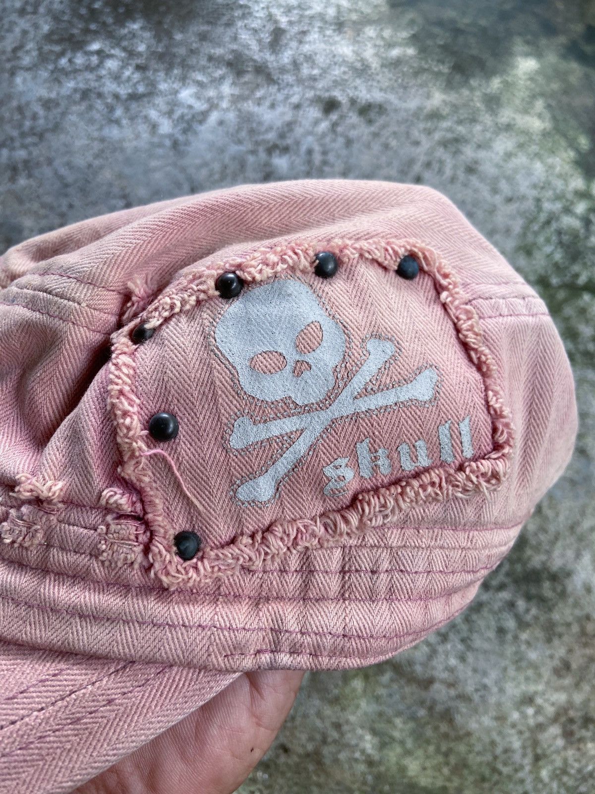 Japanese Brand JAPANESE SKULL DISTRESSED COMMANDO CAPS Size ONE SIZE - 5 Thumbnail