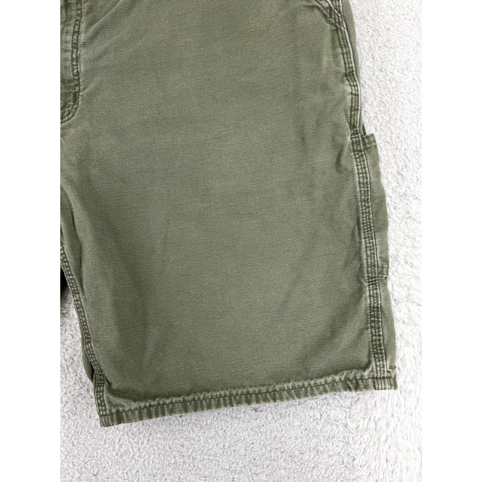 Carhartt VINTAGE Carhartt Shorts Mens 42 Green 100% Cotton Duck Workwear Cargo 9 Inseam Regular Size US 42 / EU 58 - 4 Thumbnail