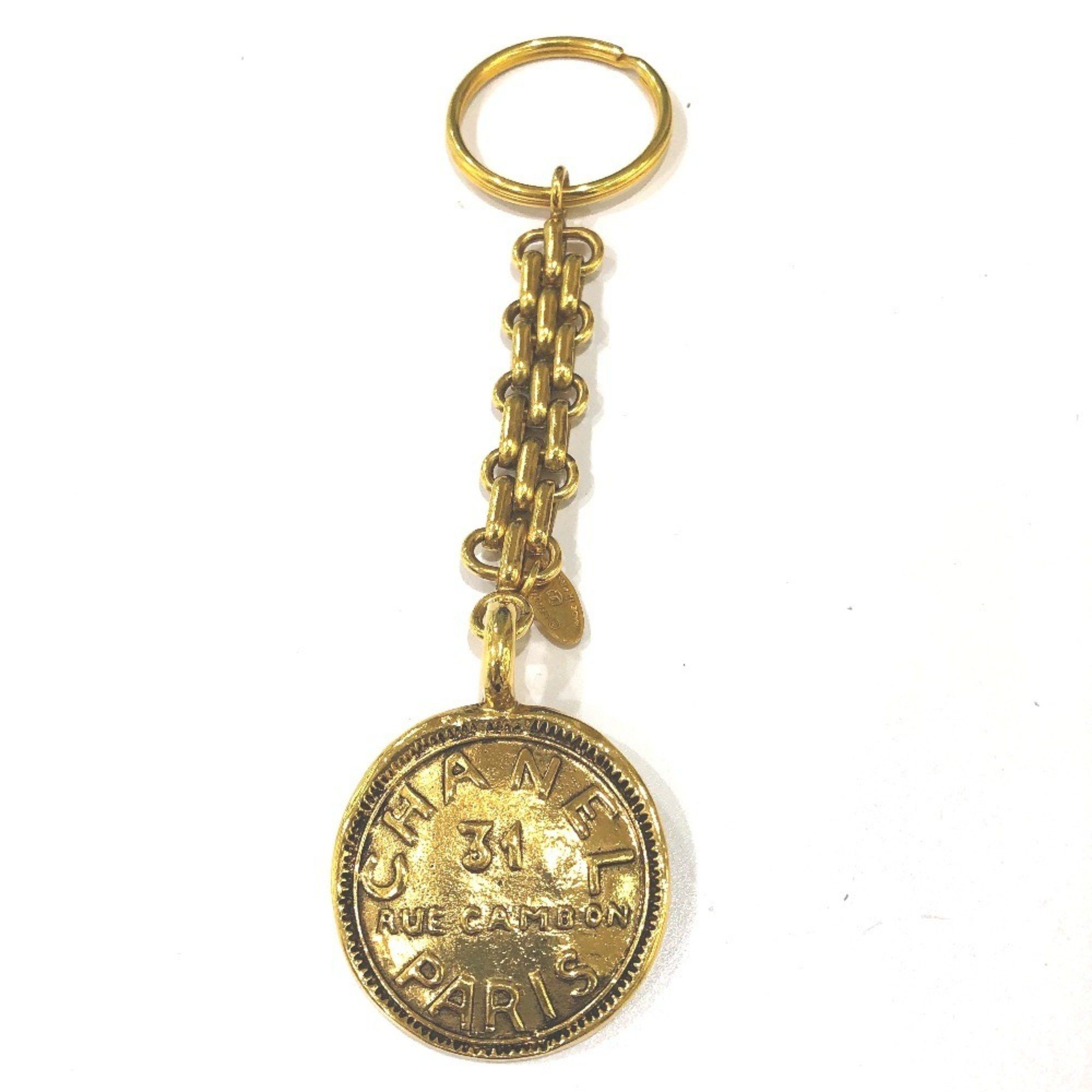 Chanel CHANEL 31 Vintage Rue Cambon Bag Charm Keychain GP Women's Gold Size ONE SIZE - 1 Thumbnail